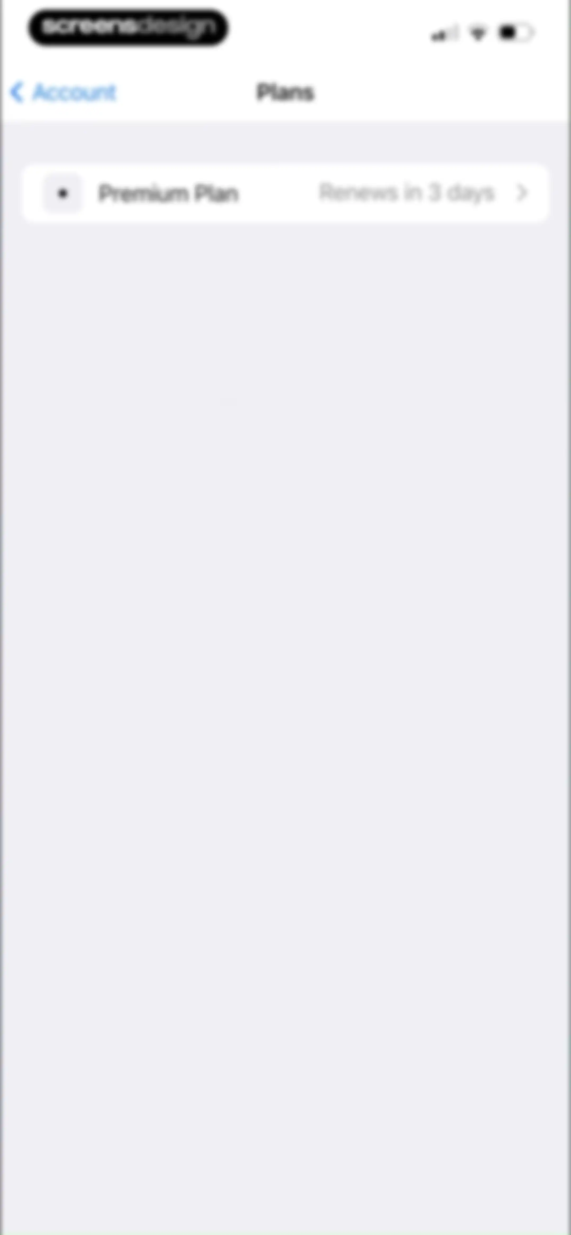 Feenko: Cancel Subscription screen 67