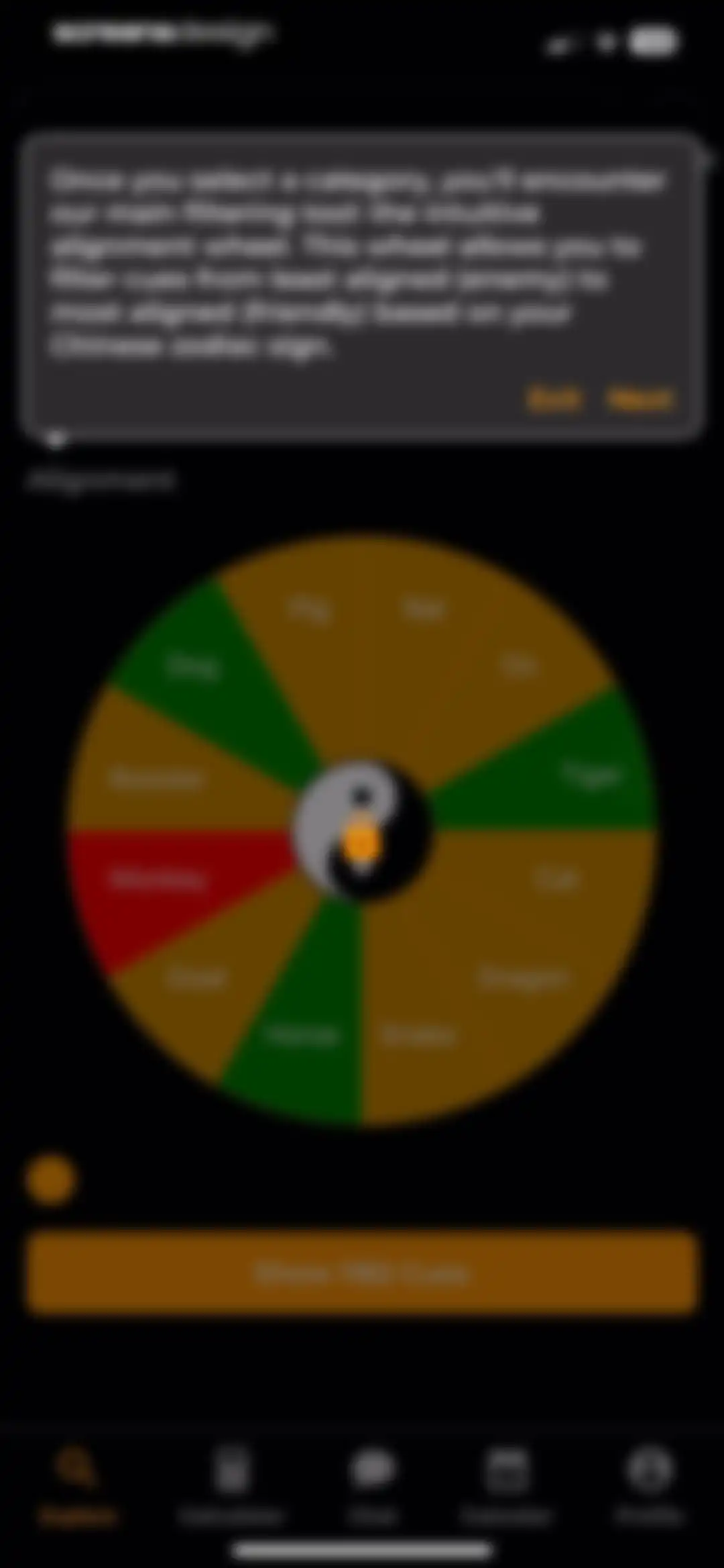 CUE Astrology screen 23