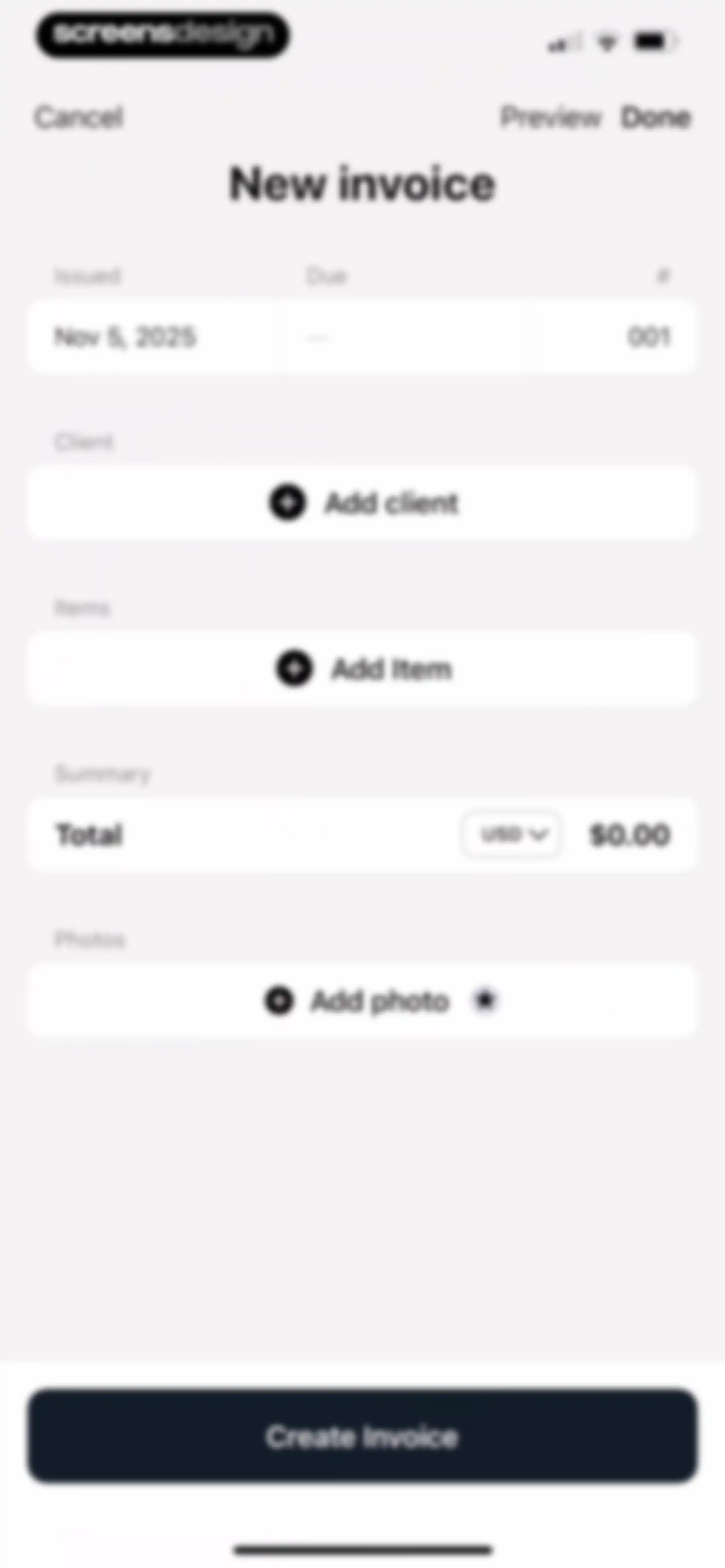 Invoice Maker ▸ Estimate App screen 20