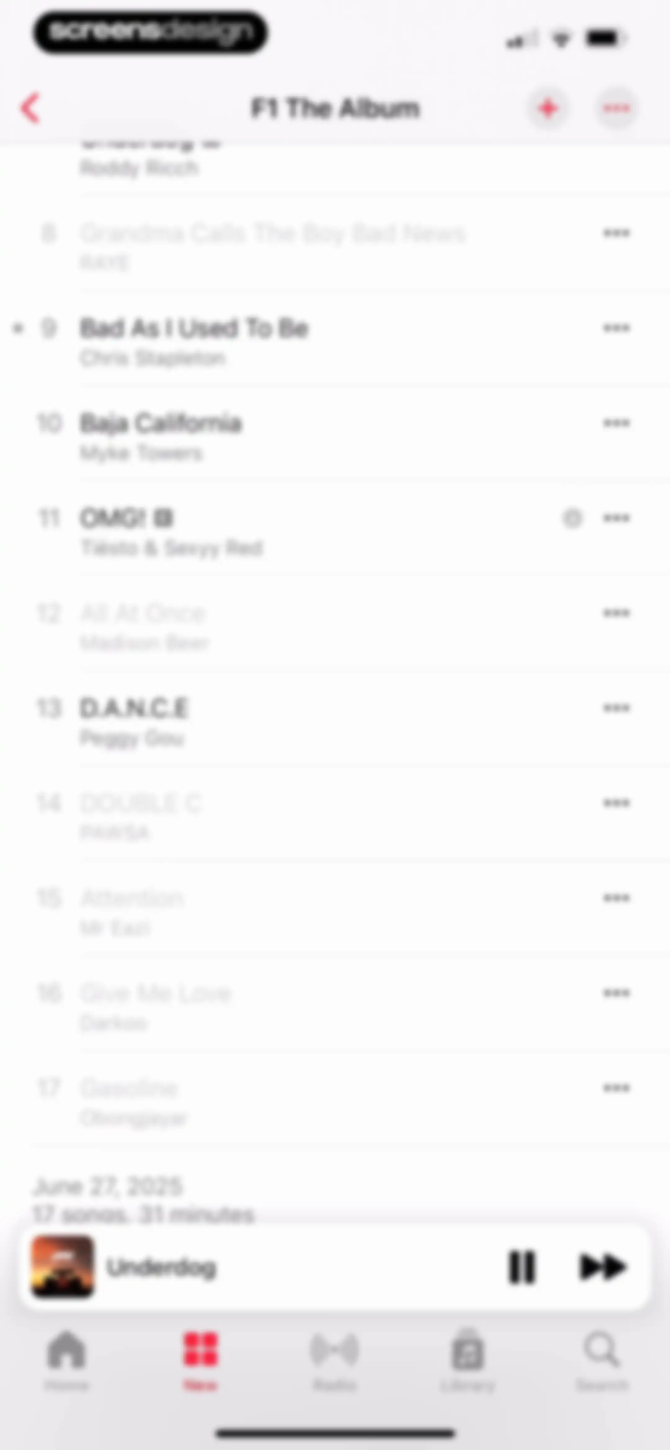 Apple Music screen 52