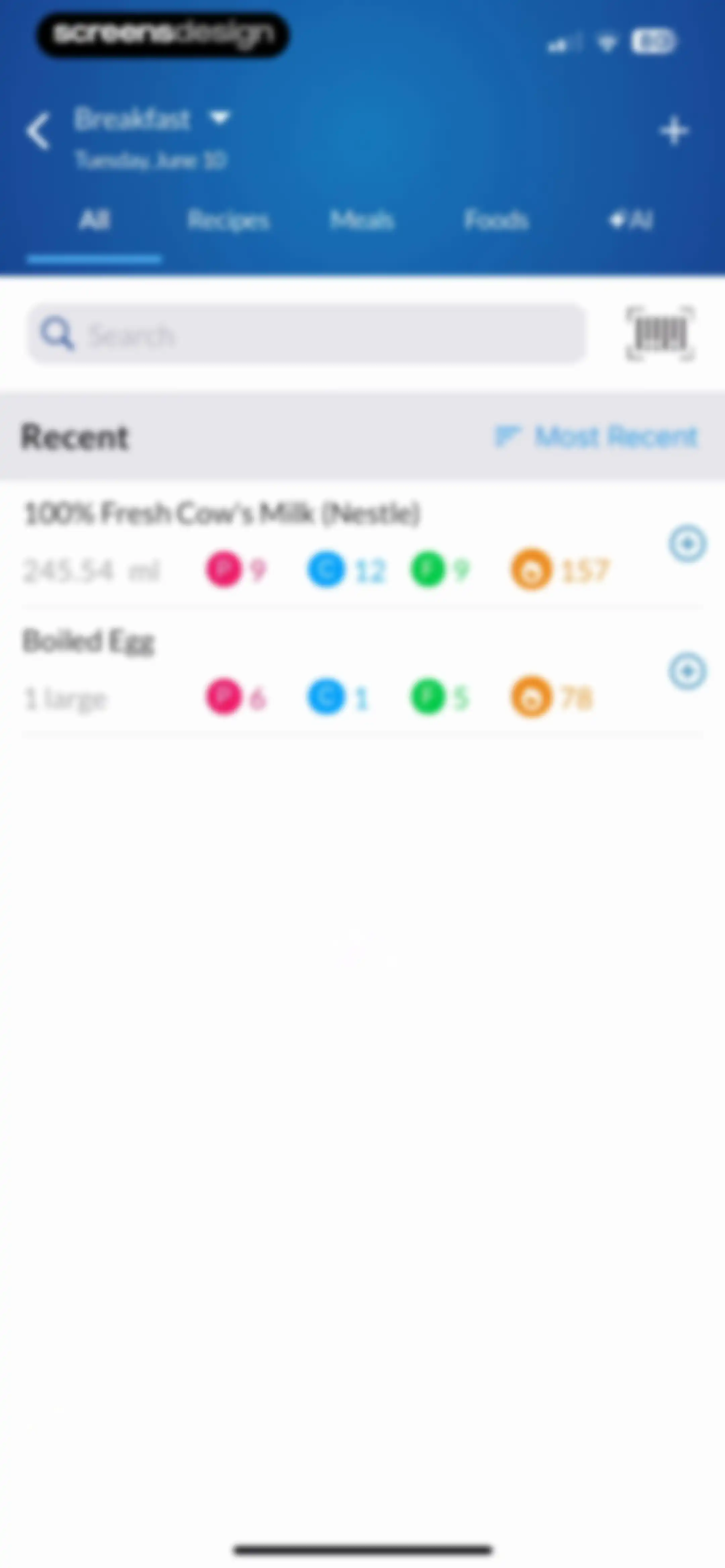 MacrosFirst - Macro Tracker screen 42
