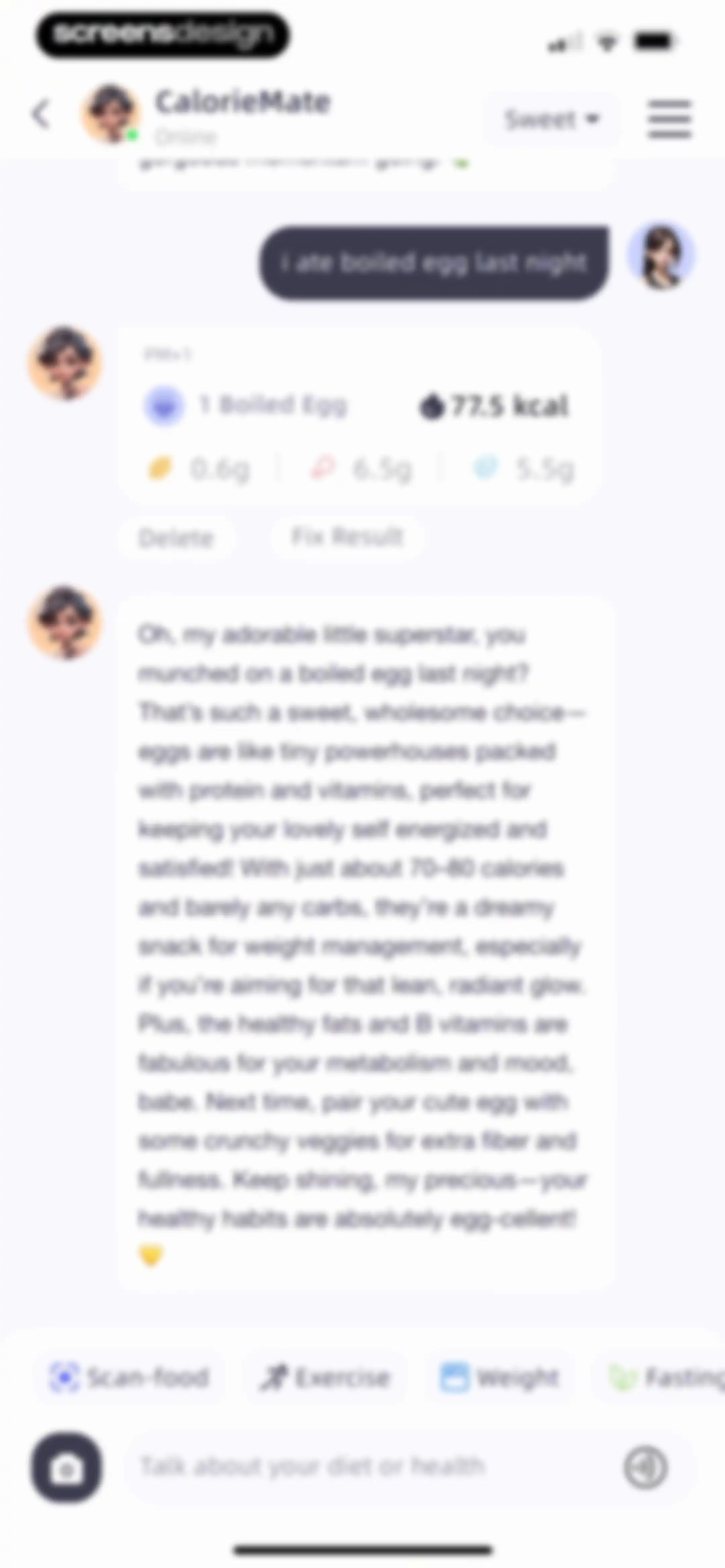 Calorie Tracker-CalorieMate screen 149