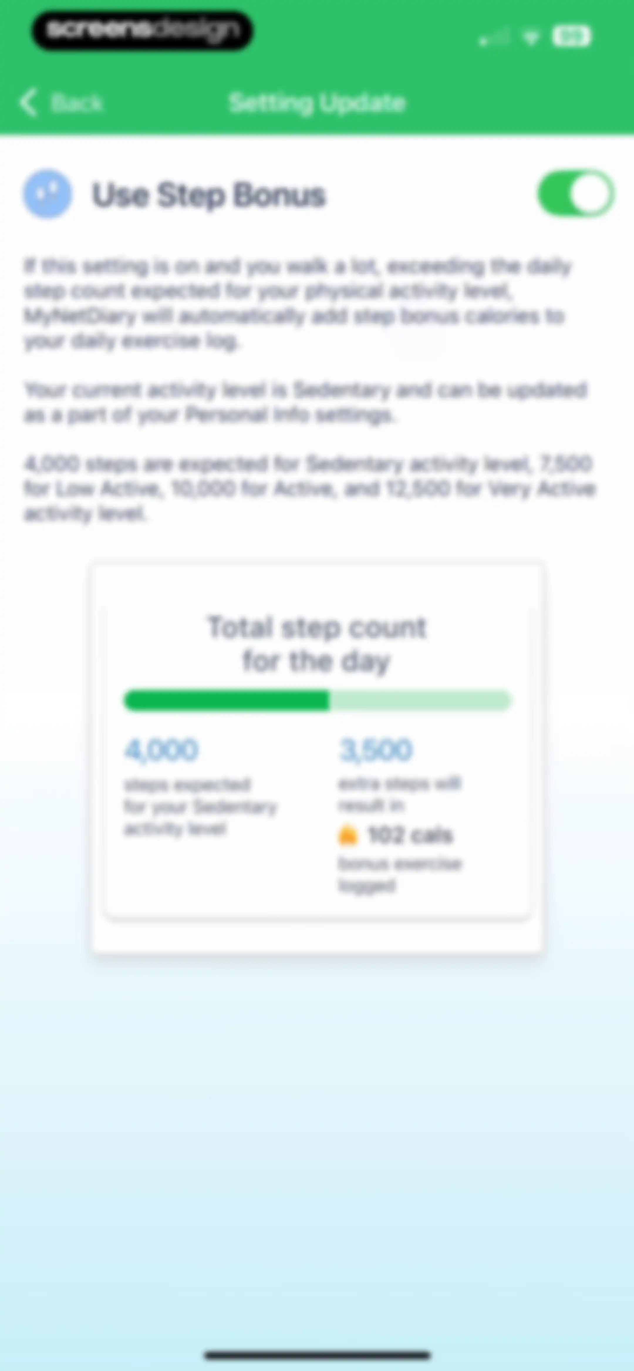 Calorie Counter - MyNetDiary screen 293