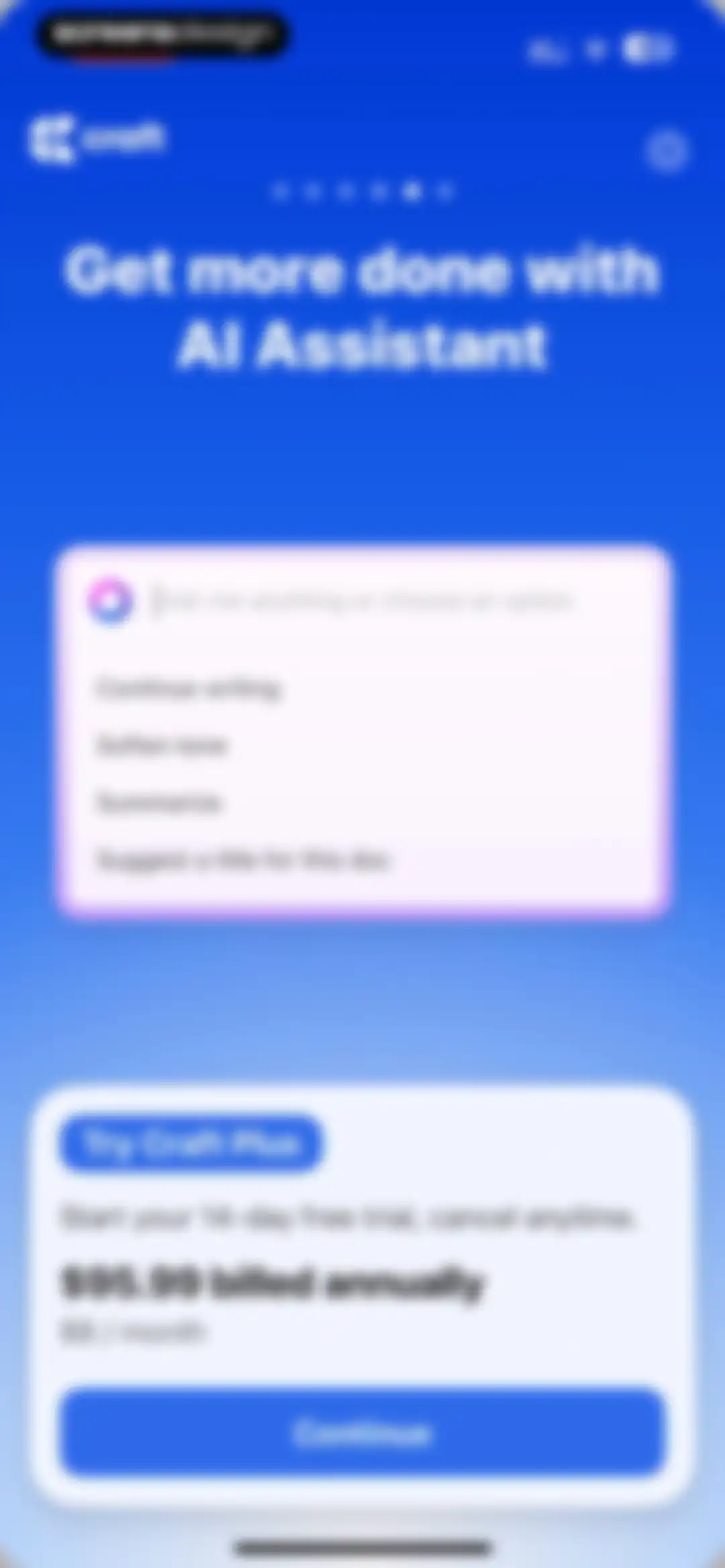 Craft: Notes, Documents, AI screen 165