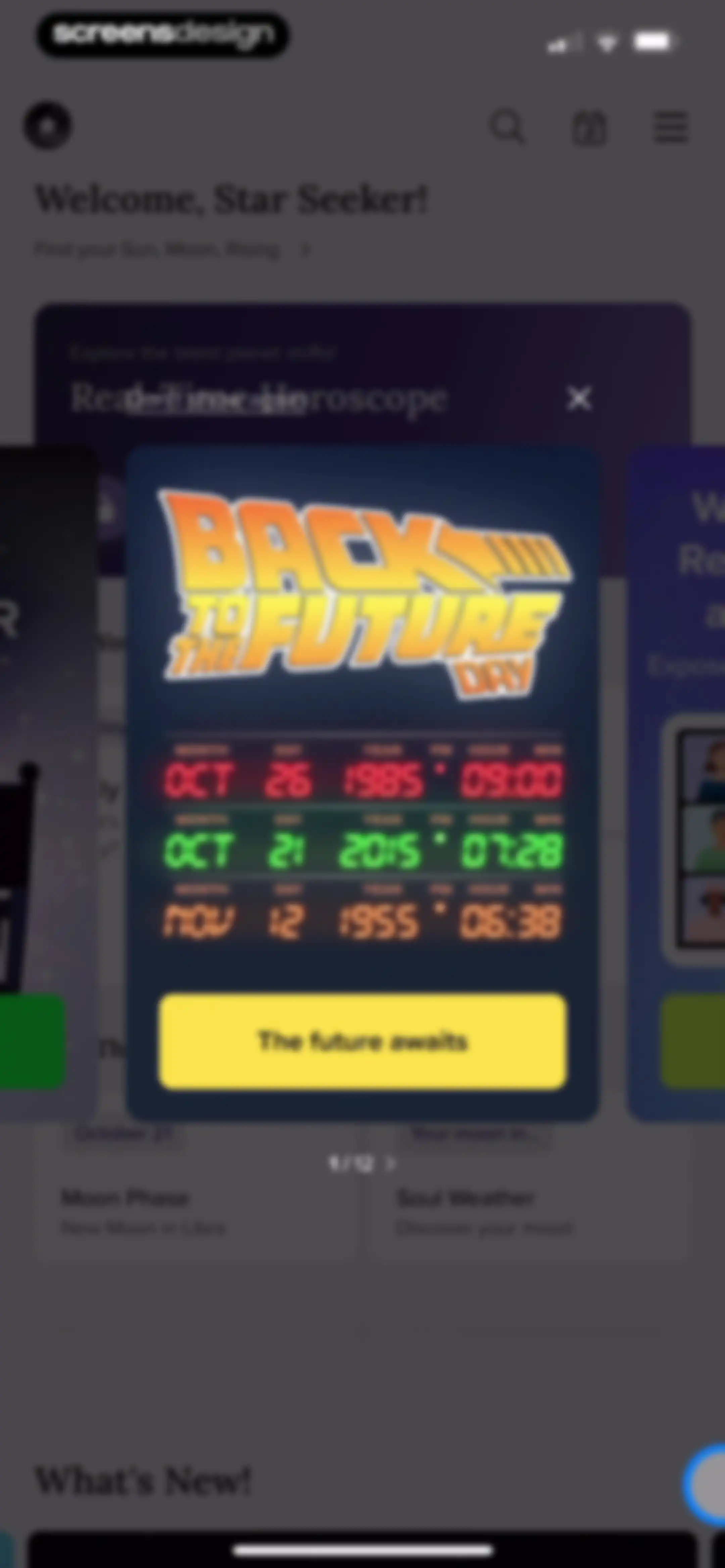 FORCETELLER: Daily Horoscope screen 4
