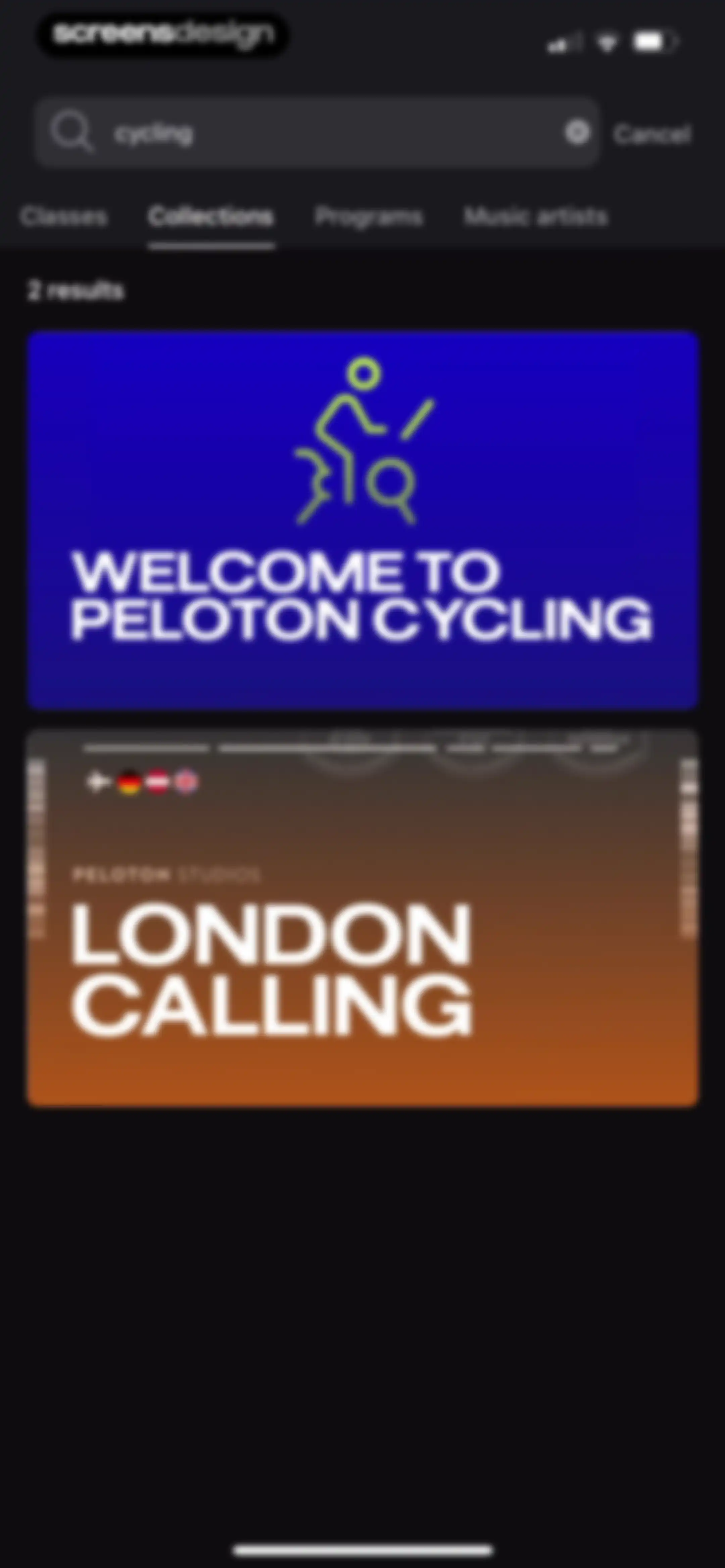 Peloton: Fitness & Workouts screen 128