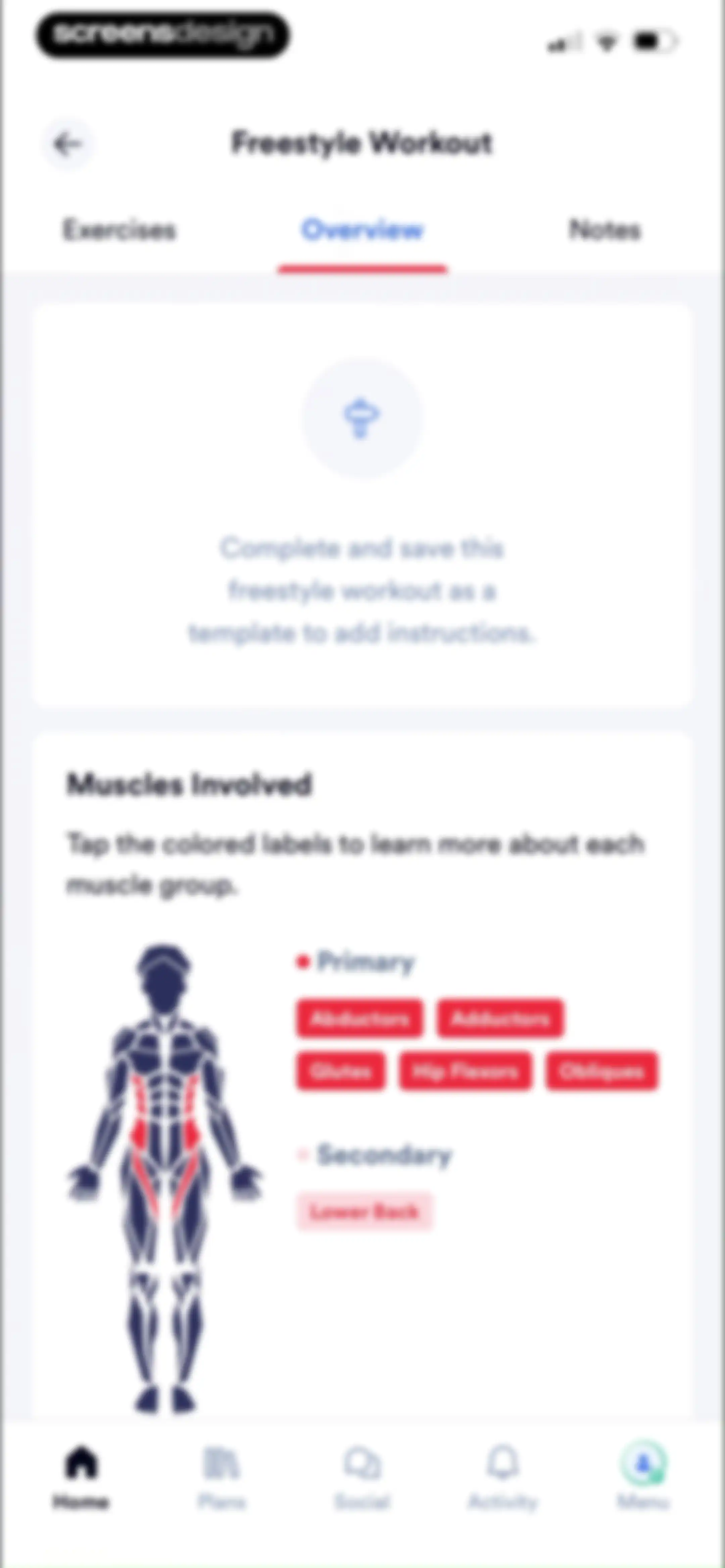 Caliber: Strength Training screen 75