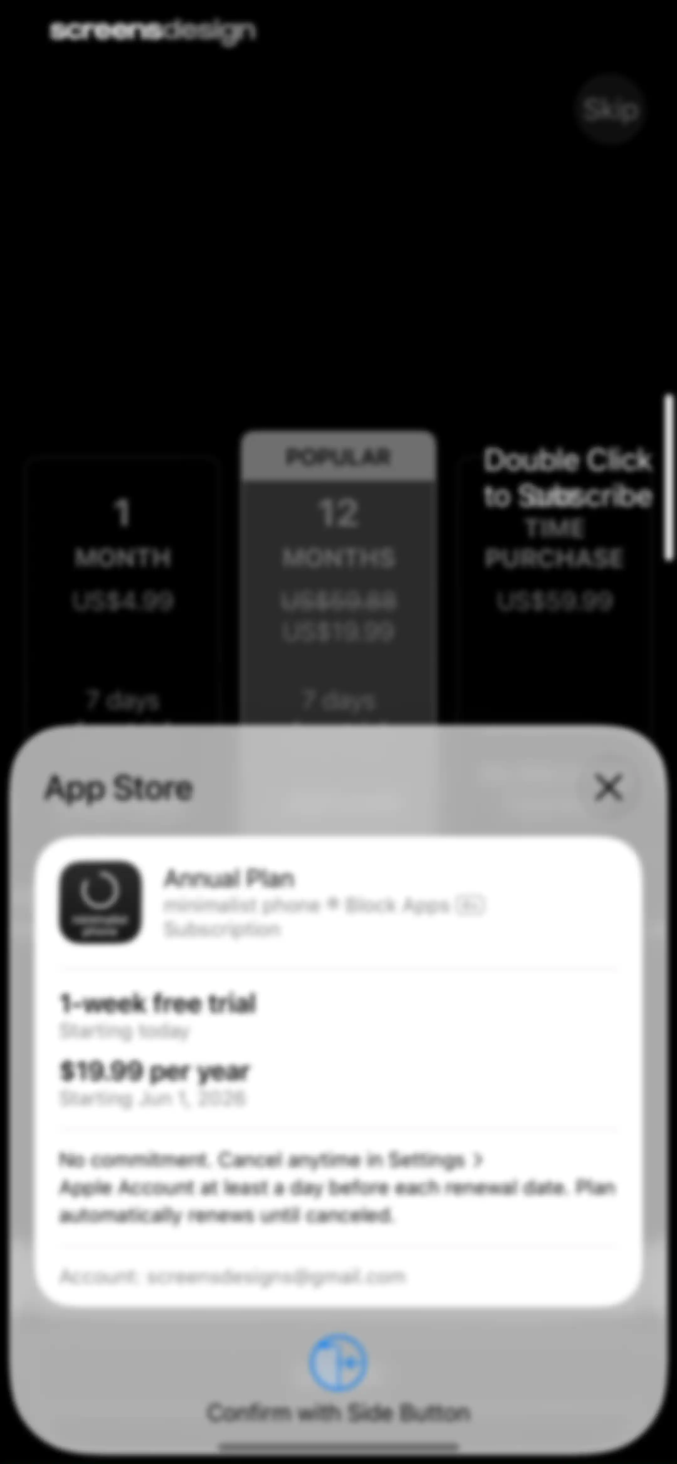 minimalist phone ® Block Apps screen 22