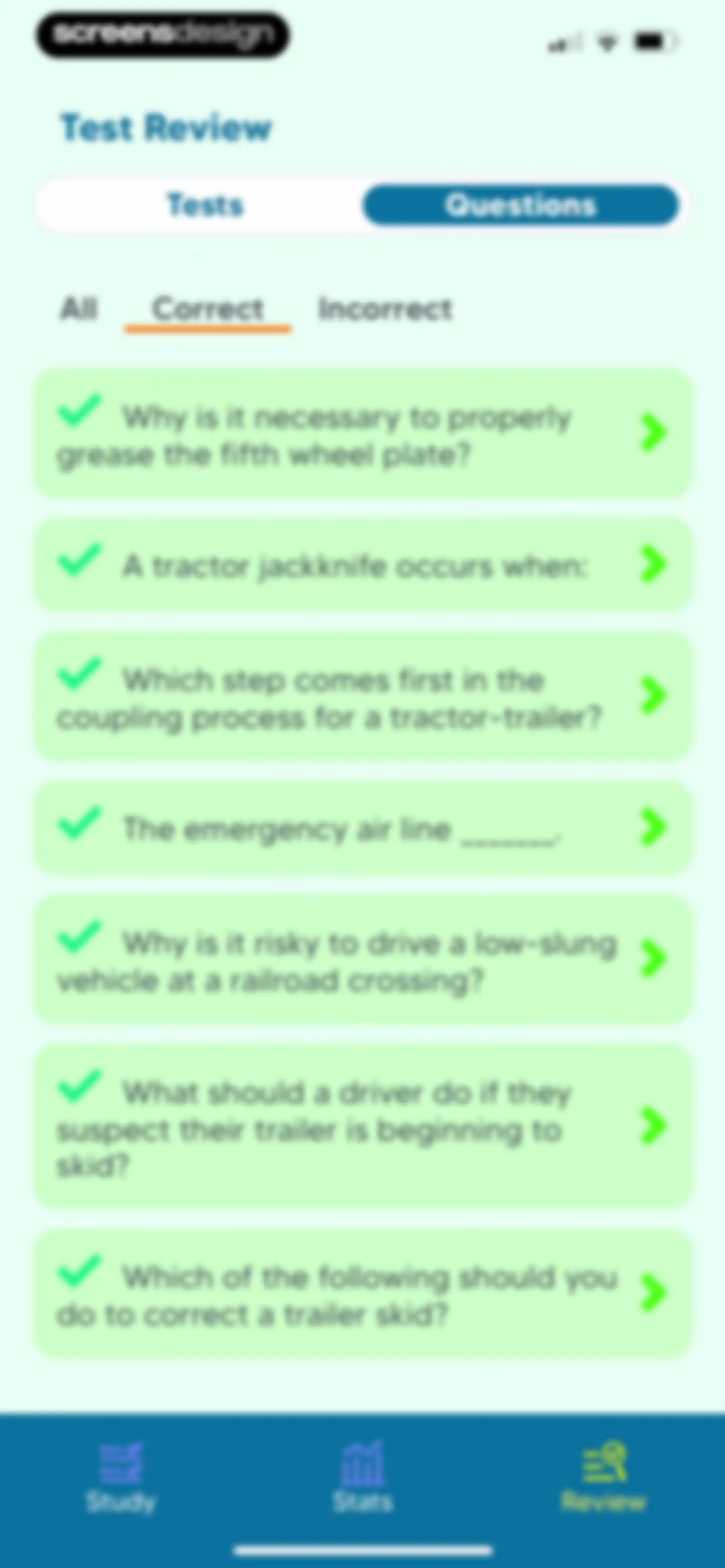 CDL Prep Practice Test: 2026 screen 67