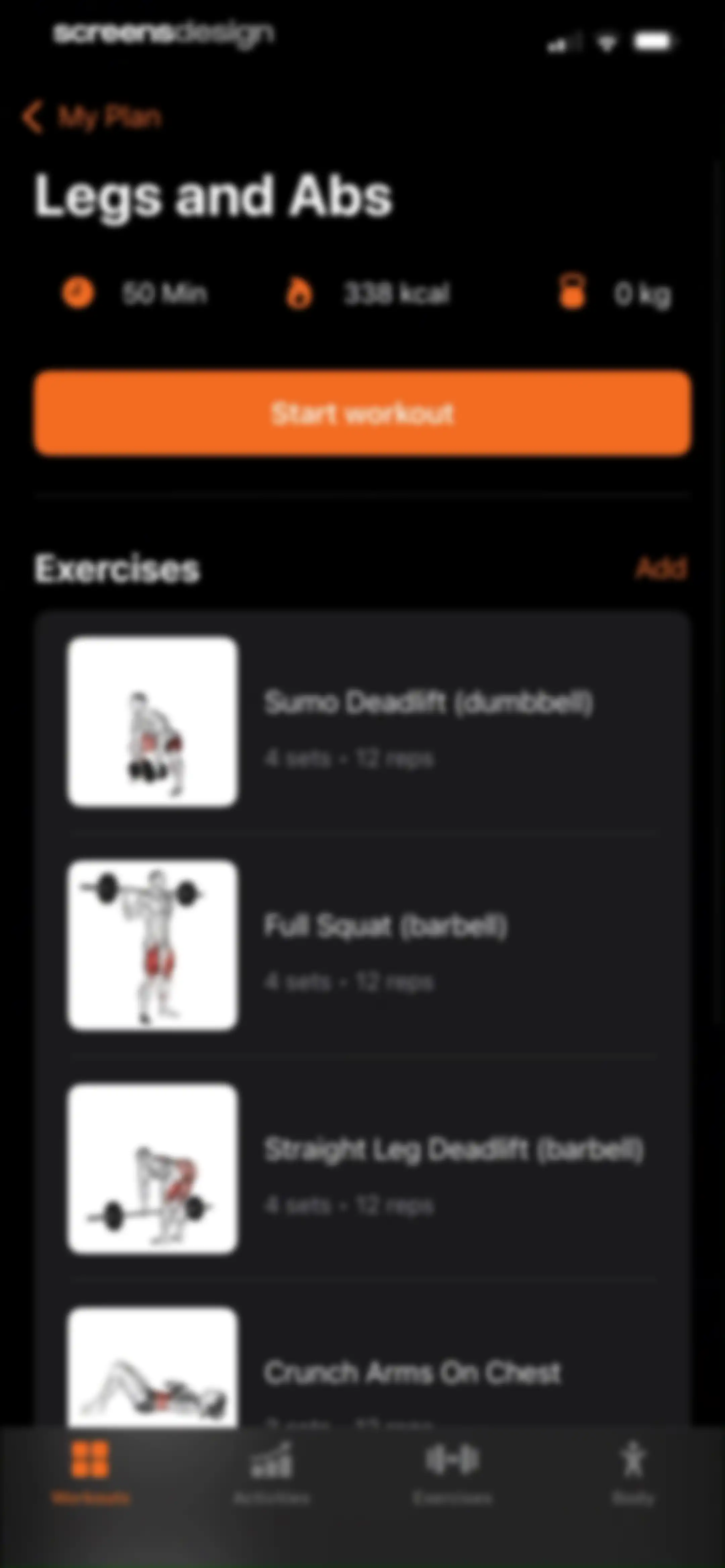 Gym WP - Workout Planner & Log screen 33