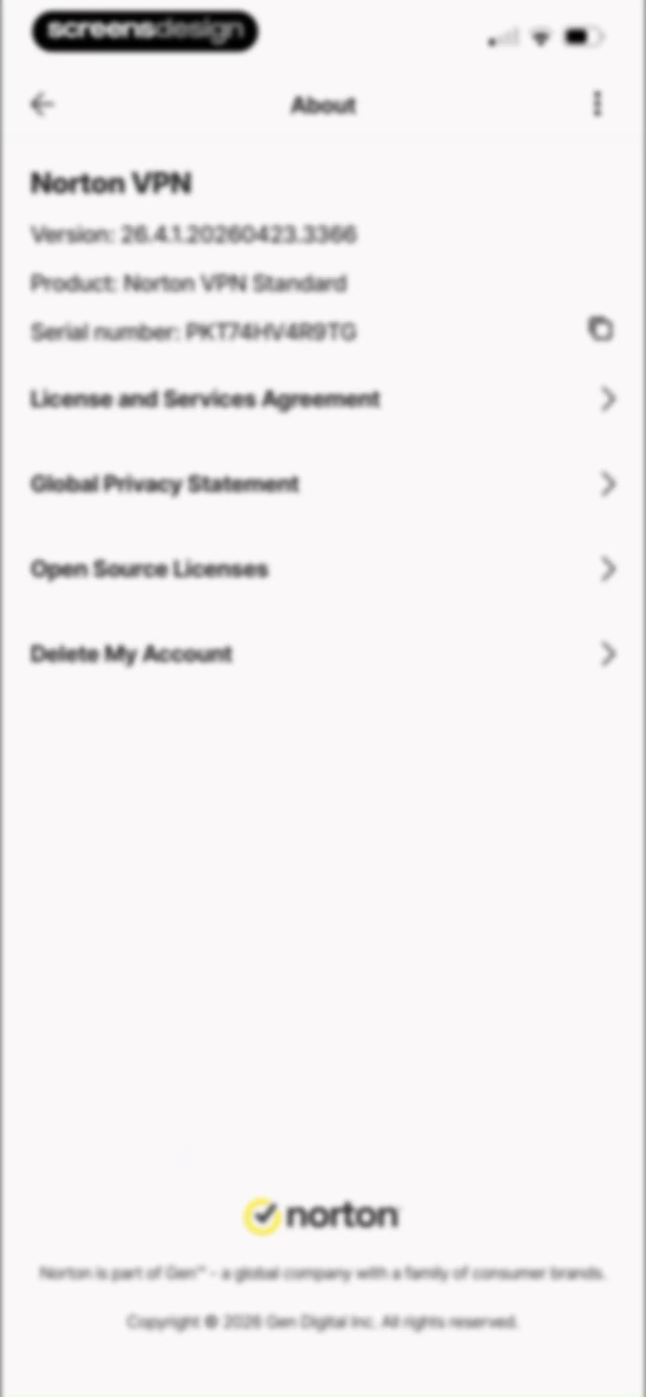 Norton VPN – Fast & Secure screen 39