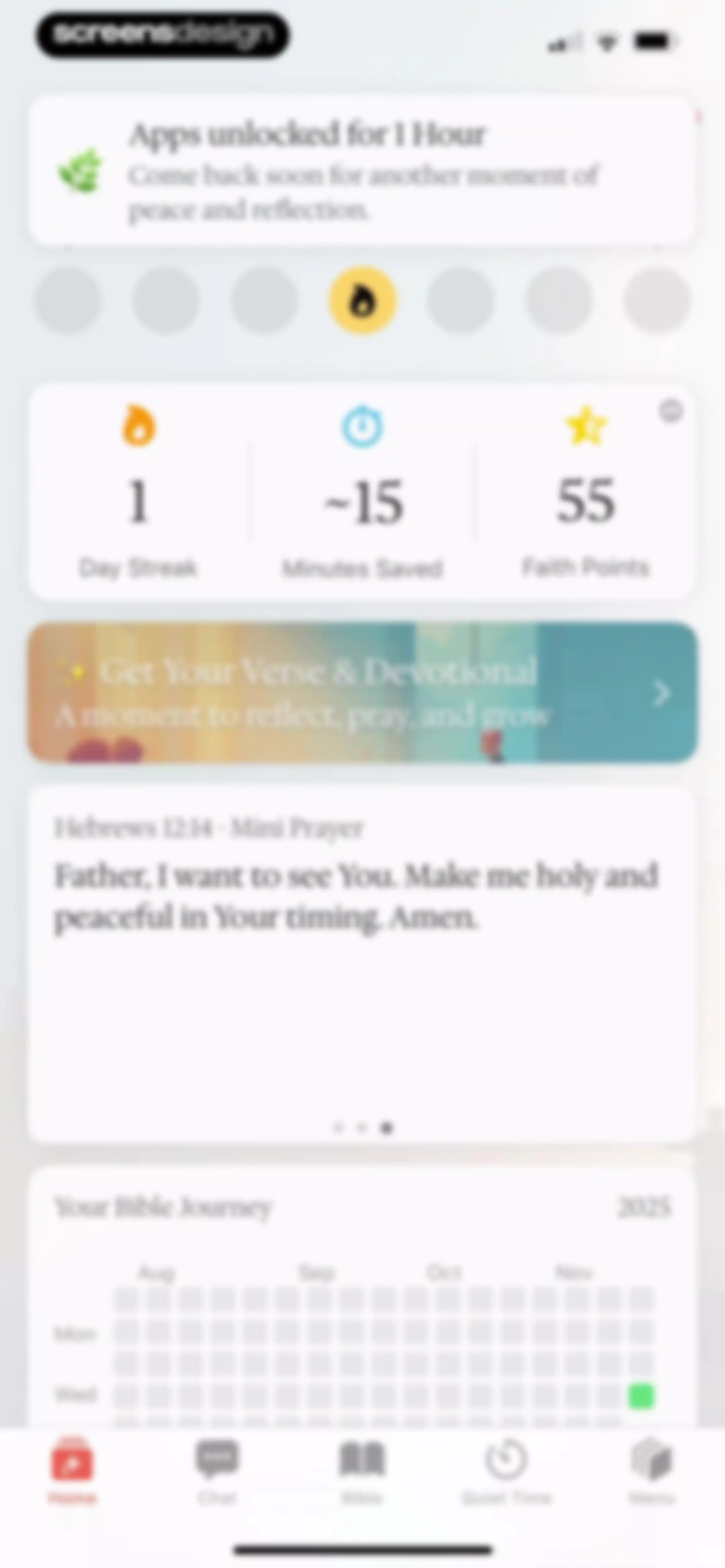 Bible Mode: Reduce Screen Time screen 61