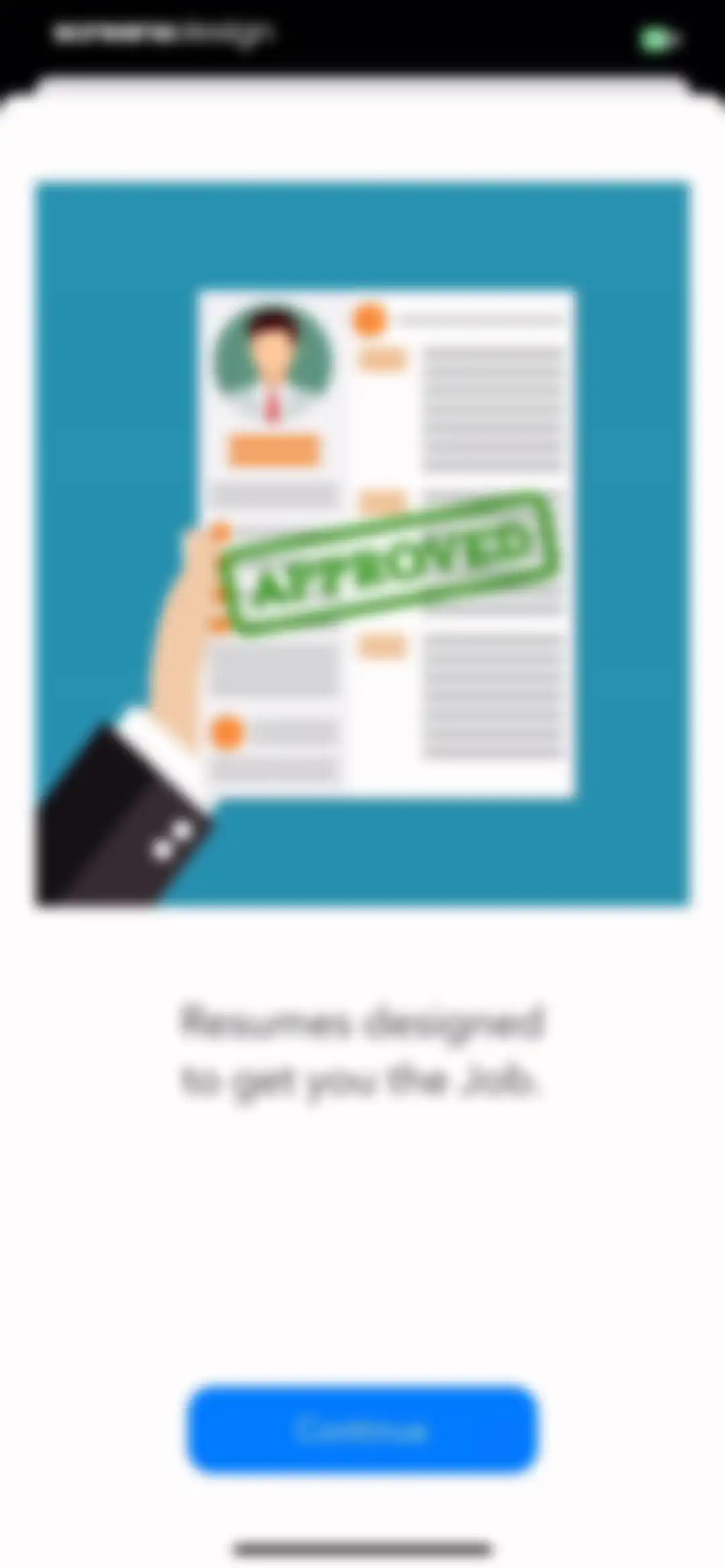 Resume Builder⁺ screen 4