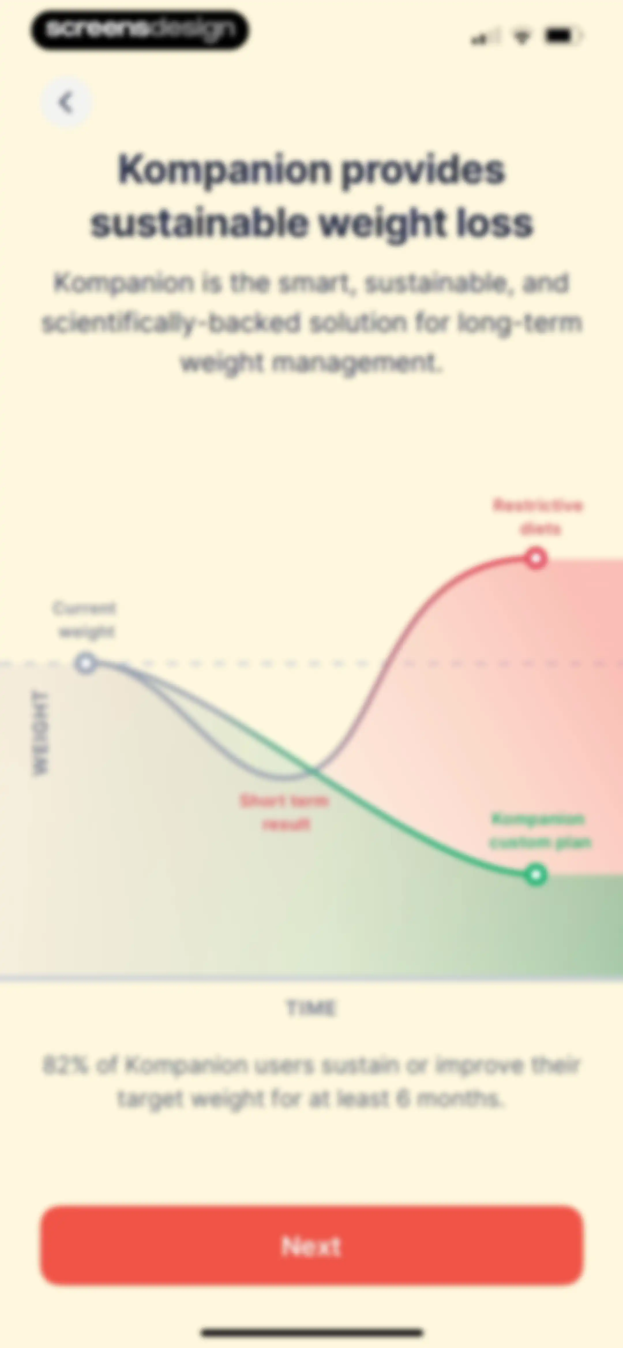 Kompanion: Weight Loss Plan screen 43