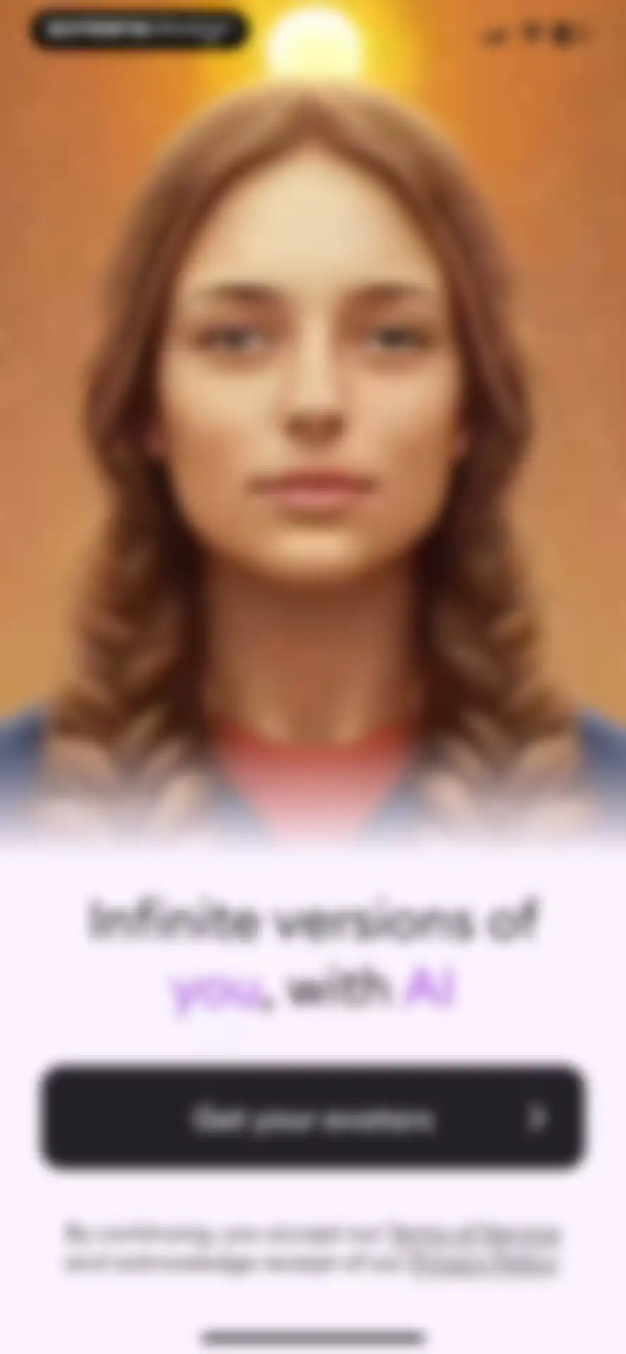 Dawn AI - Avatar generator screen 2