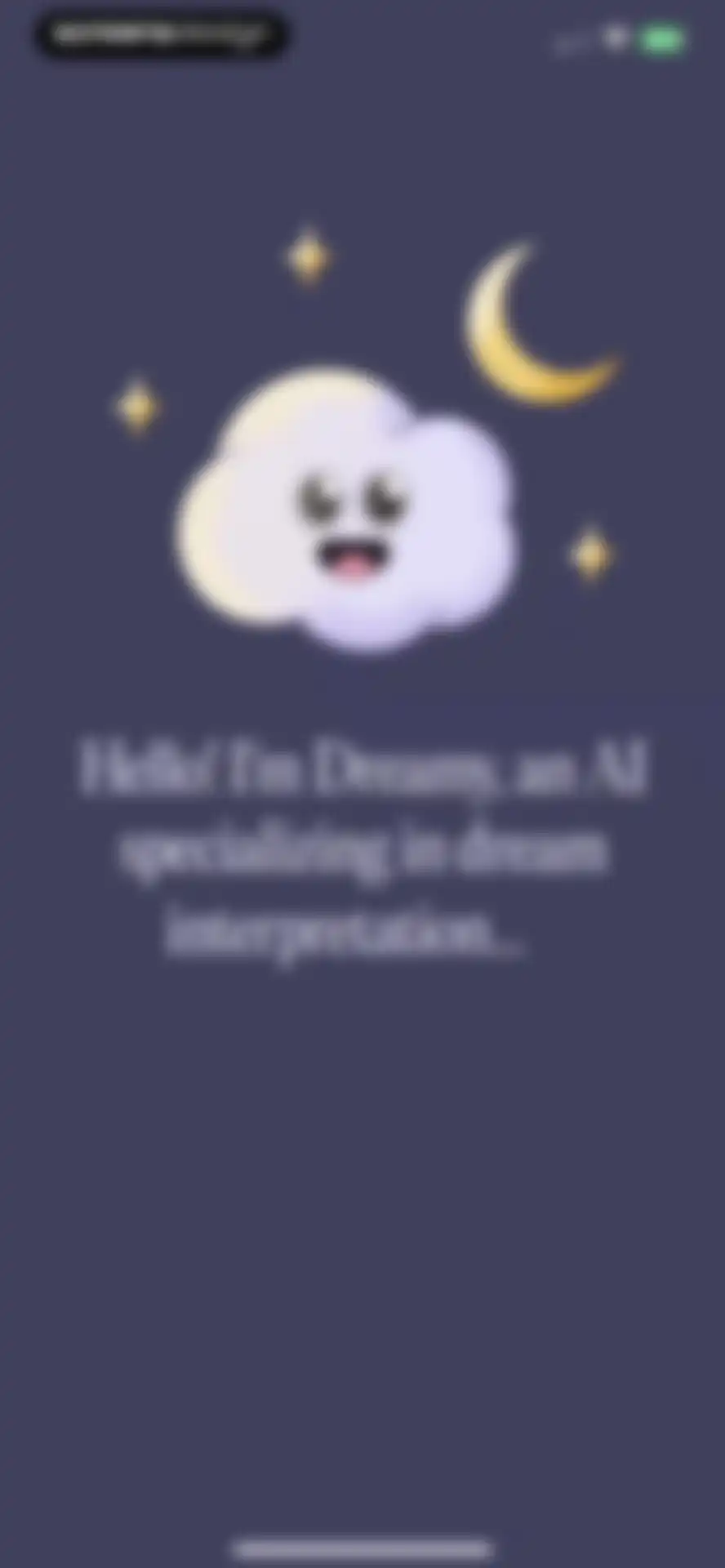DreamApp: Dream Interpretation screen 2
