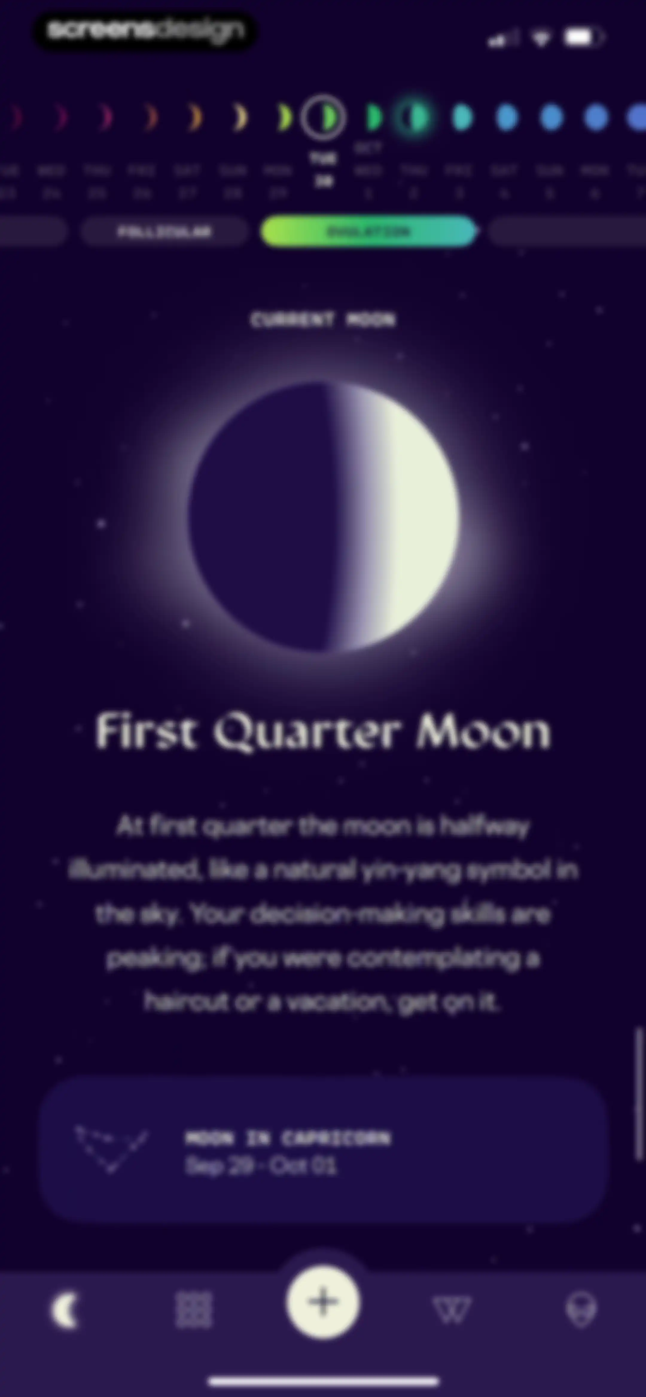 Stardust Period Tracker screen 93
