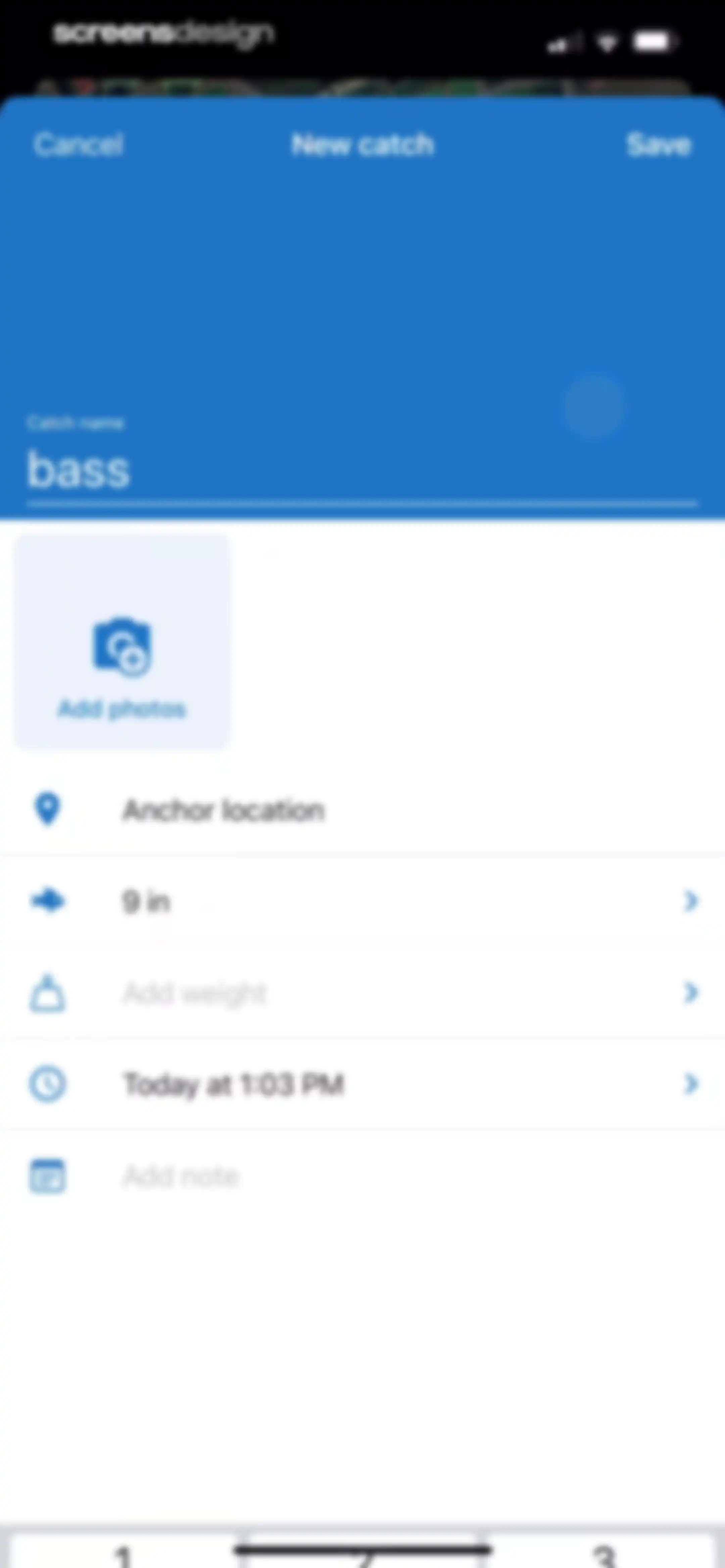Fishing Points: Map & Forecast screen 43