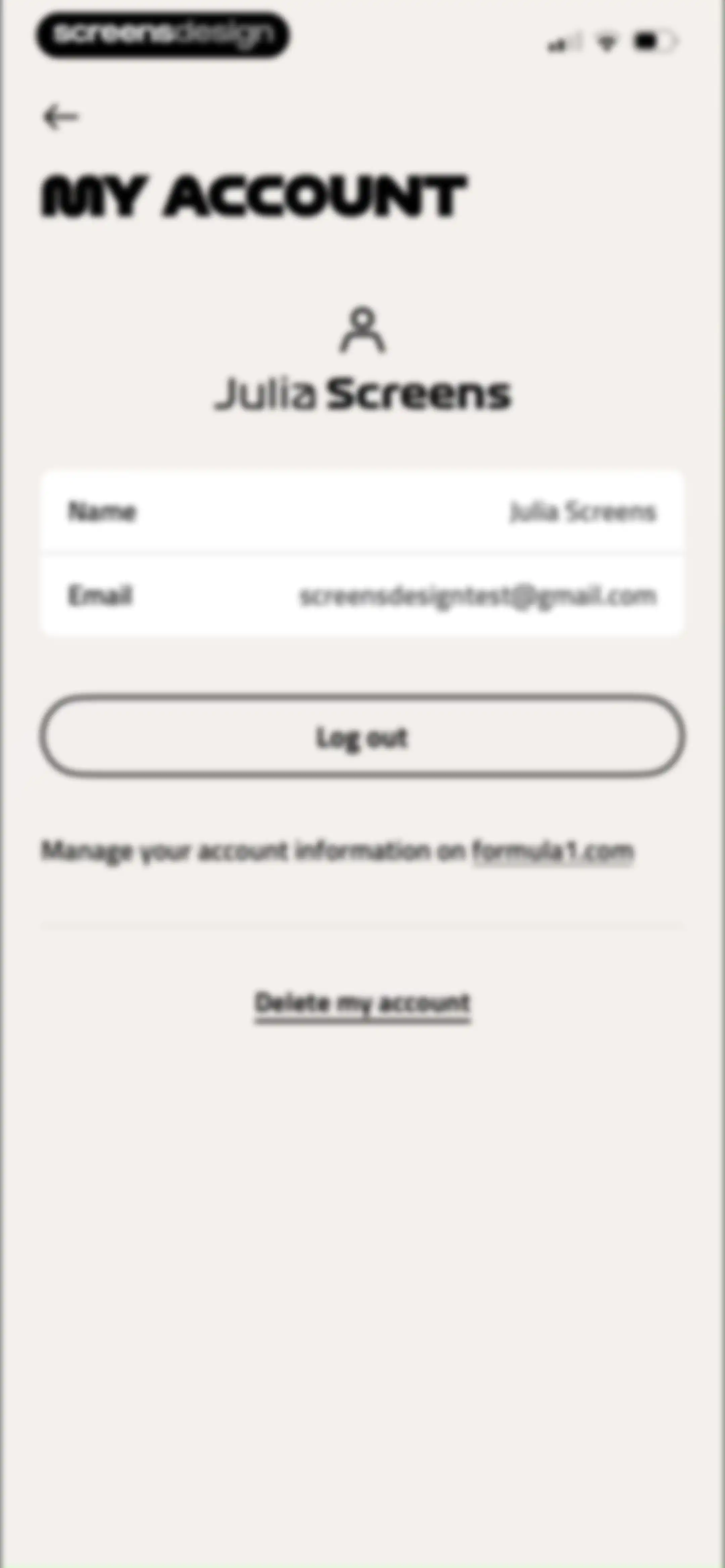 Formula 1® screen 139