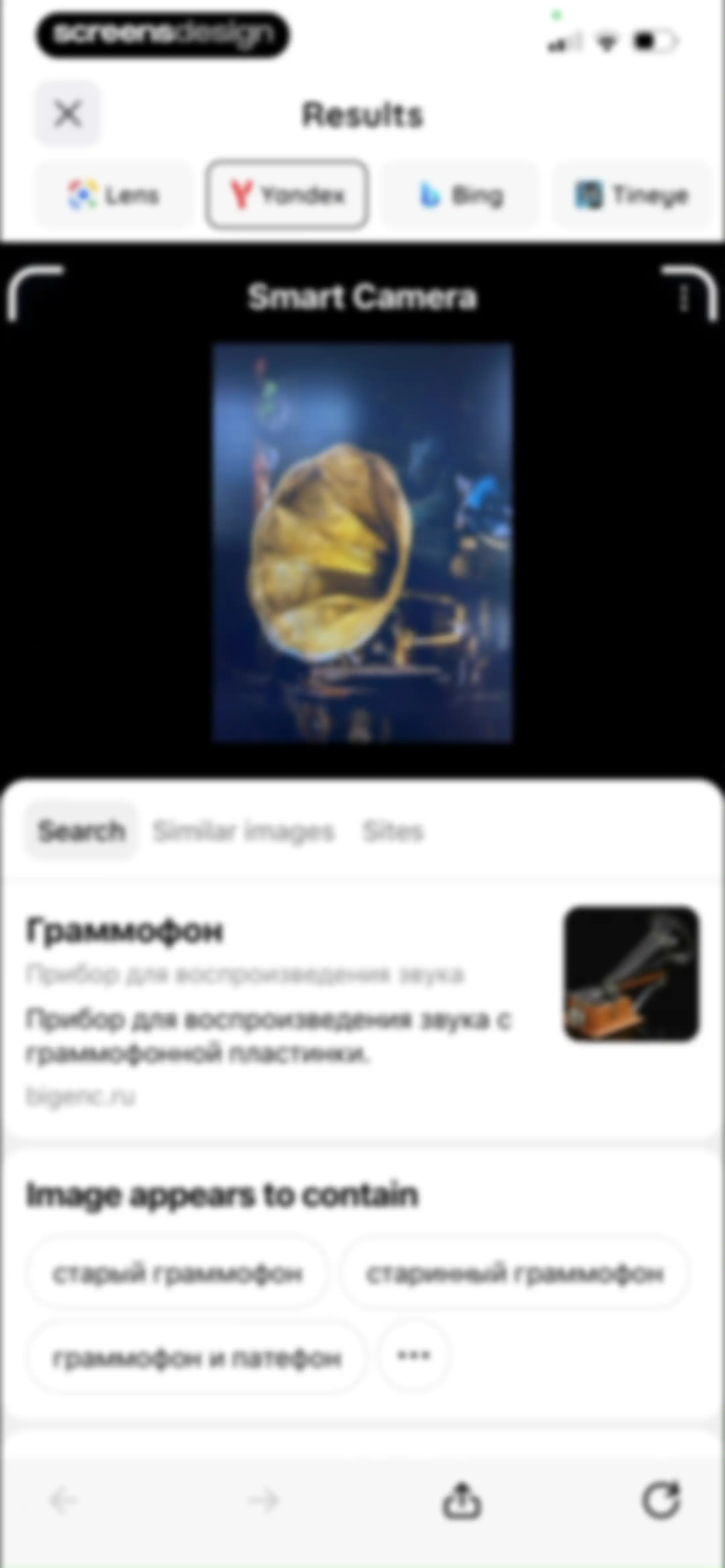 Lens: Translate & Image Search screen 43