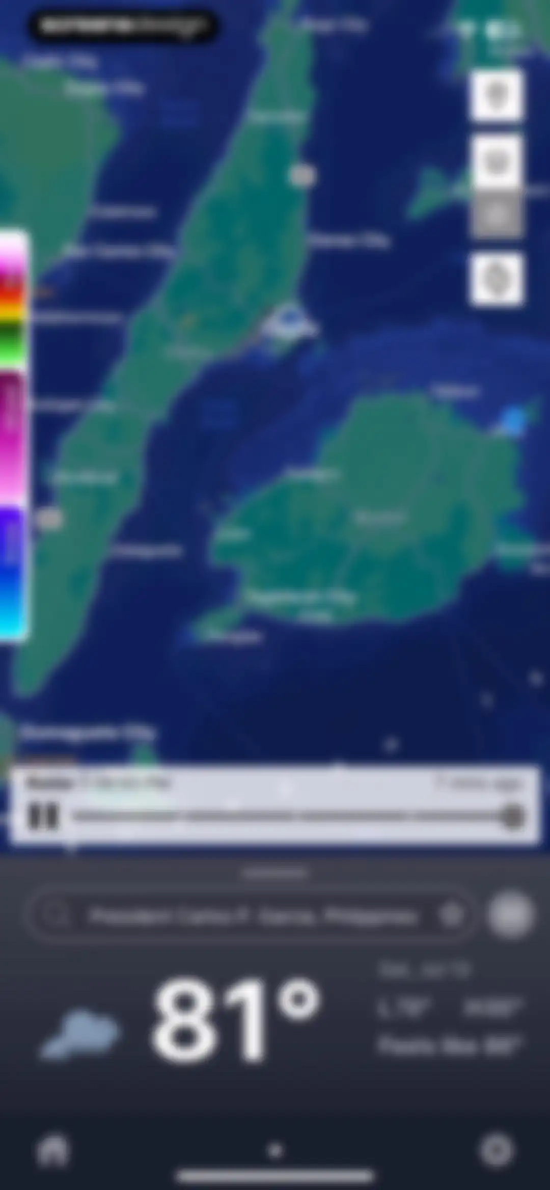 SKAI - NOAA Weather Radar screen 7