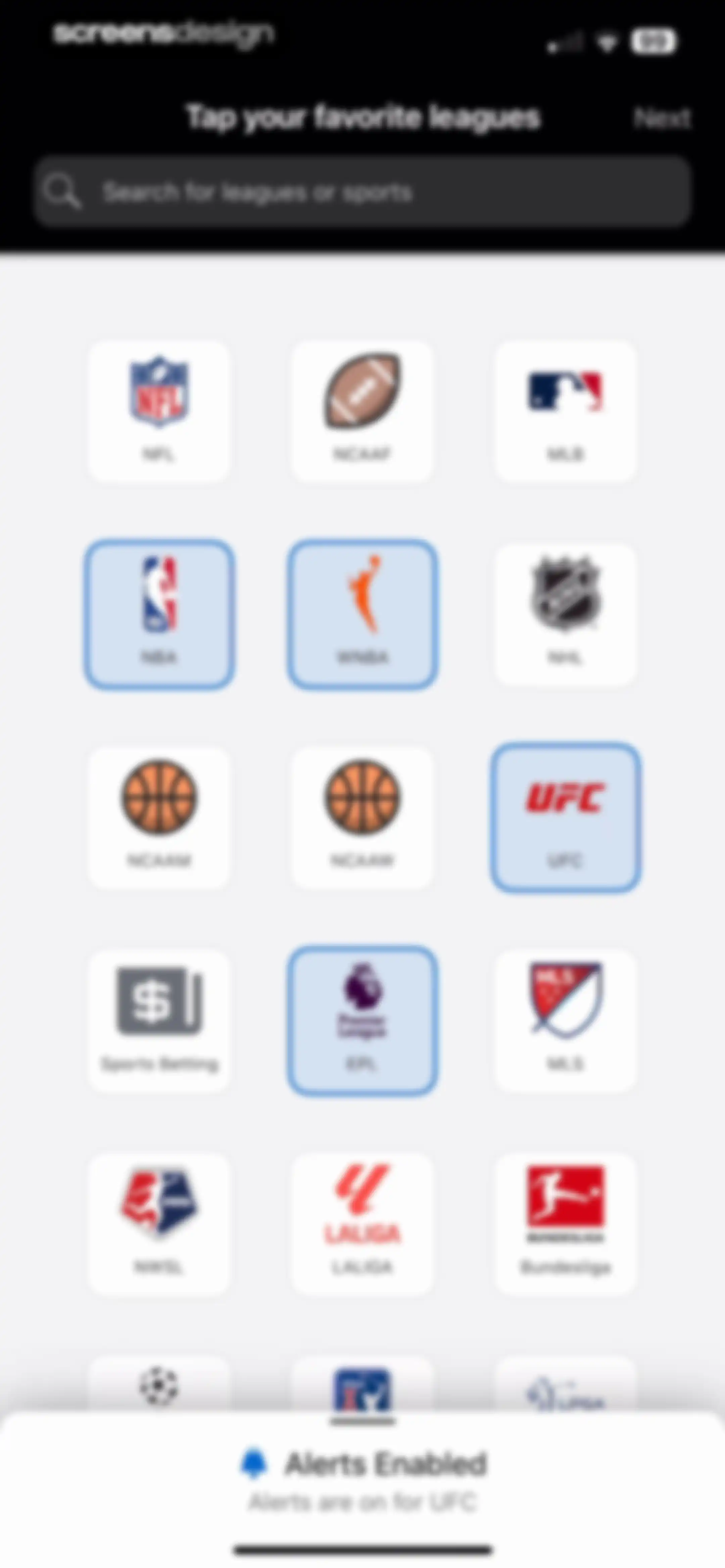 ESPN: Live Sports & Scores screen 59