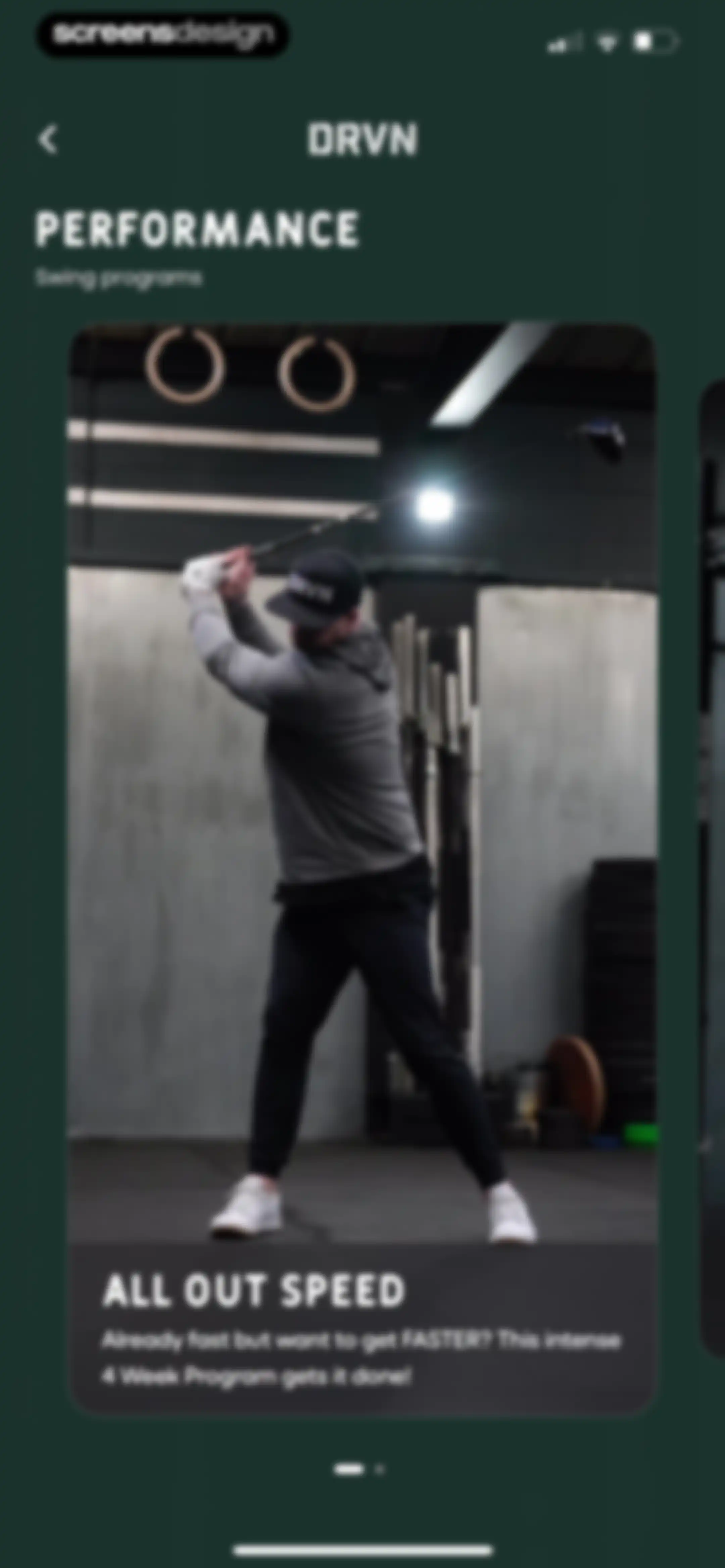 DRVN - Golf & Gym Workouts screen 80