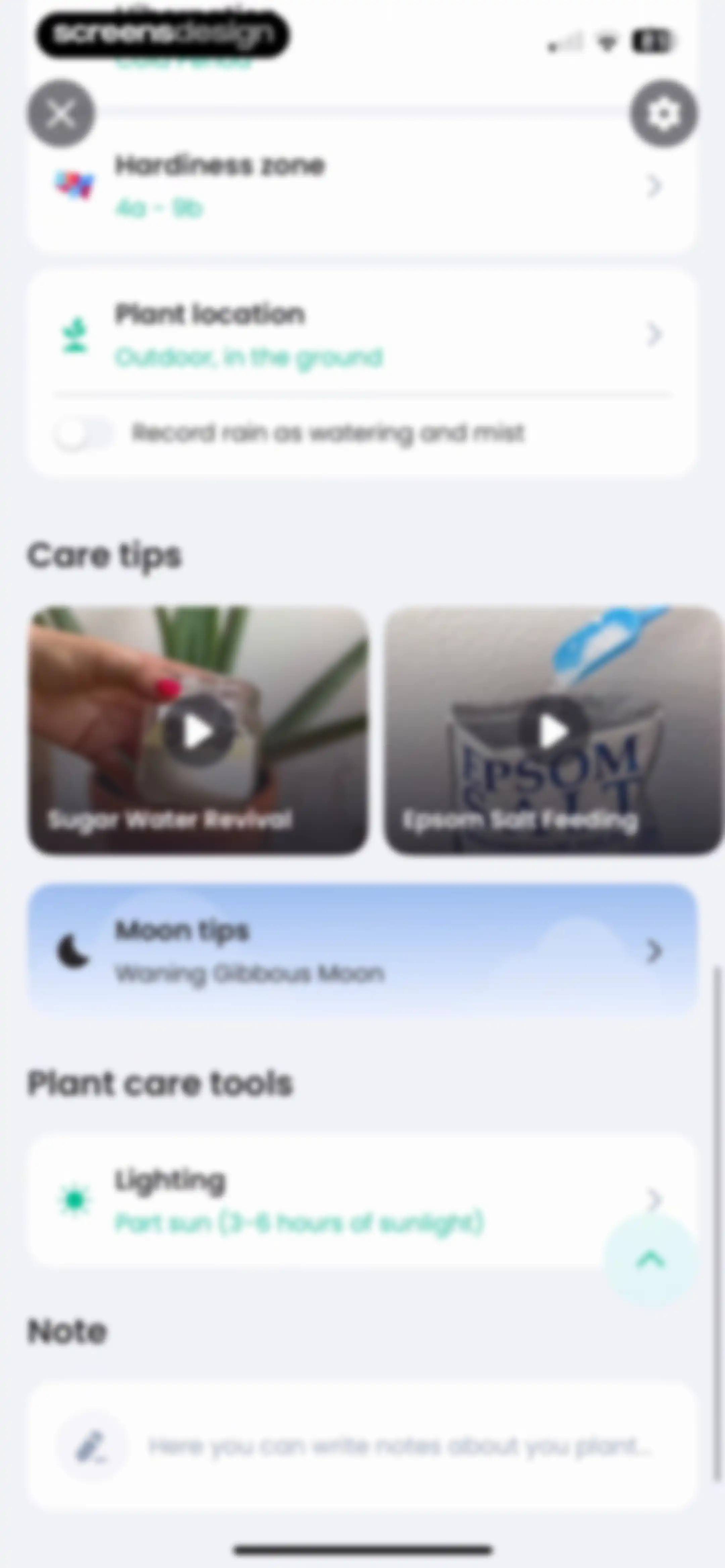 PlantIn: Plant Identifier・Care screen 84