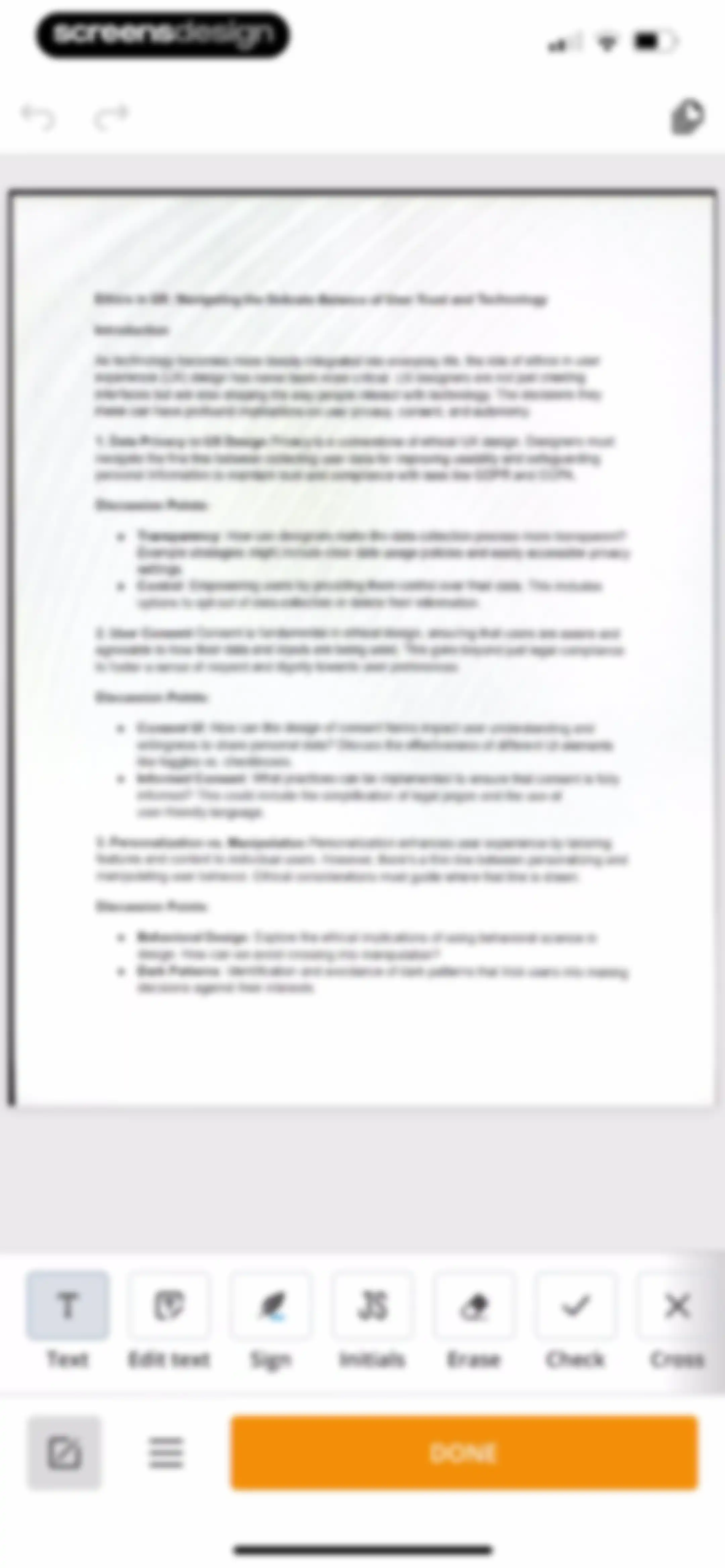 pdfFiller: edit PDF documents screen 26