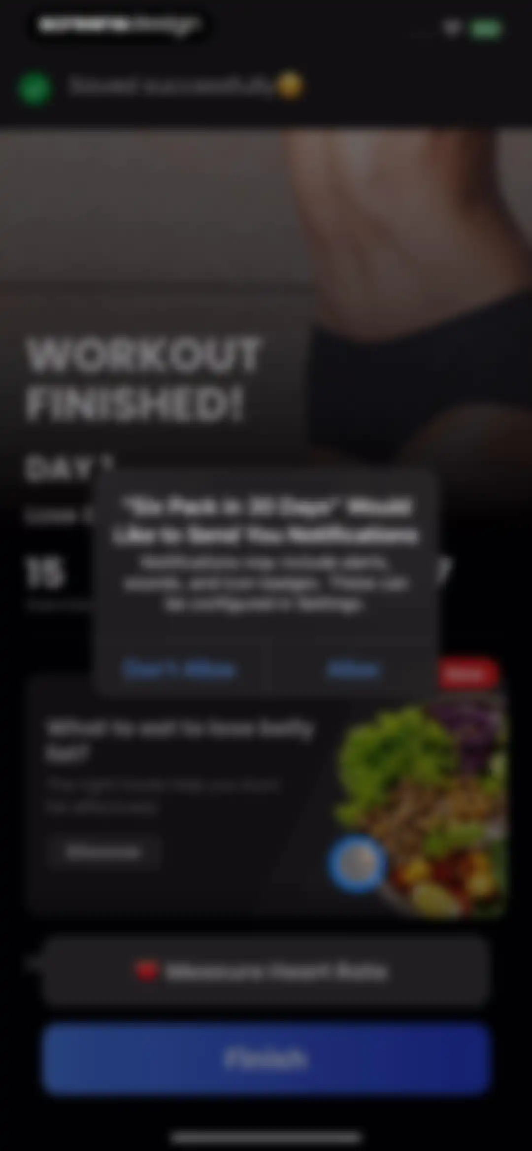 Six Pack in 30 Days - 6 Pack screen 59