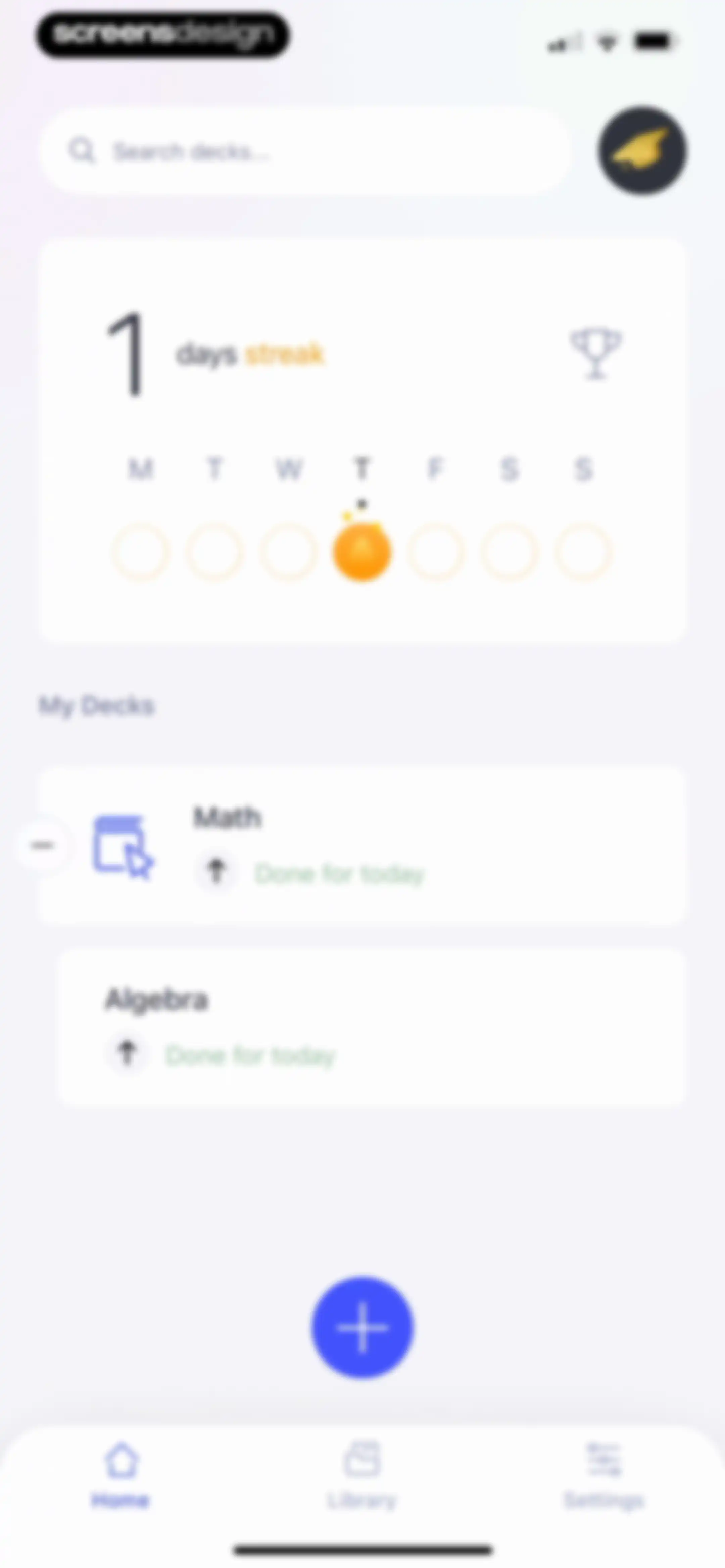 Cogni: Flashcards Learning screen 43