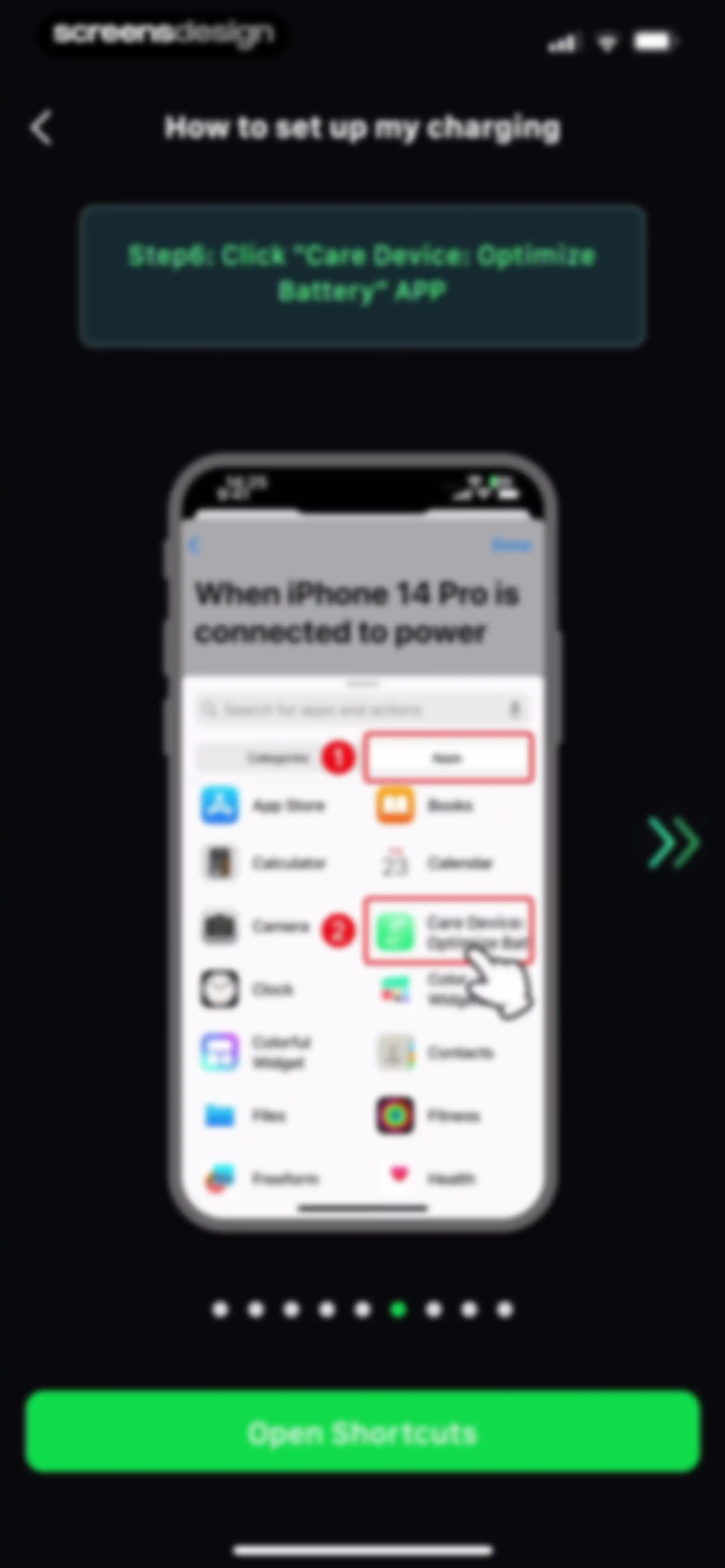 Device Care: Storage & Battery screen 95