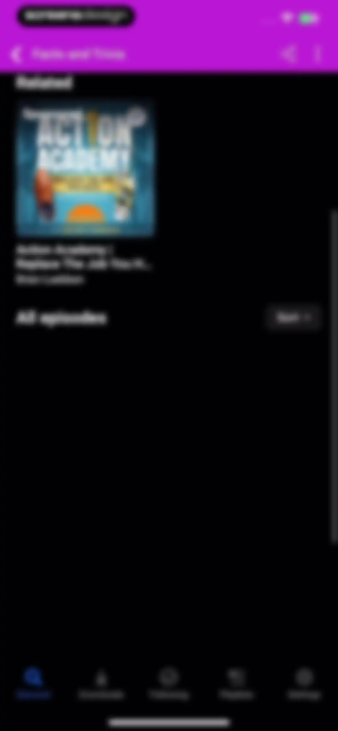 Breaker—The social podcast app screen 54