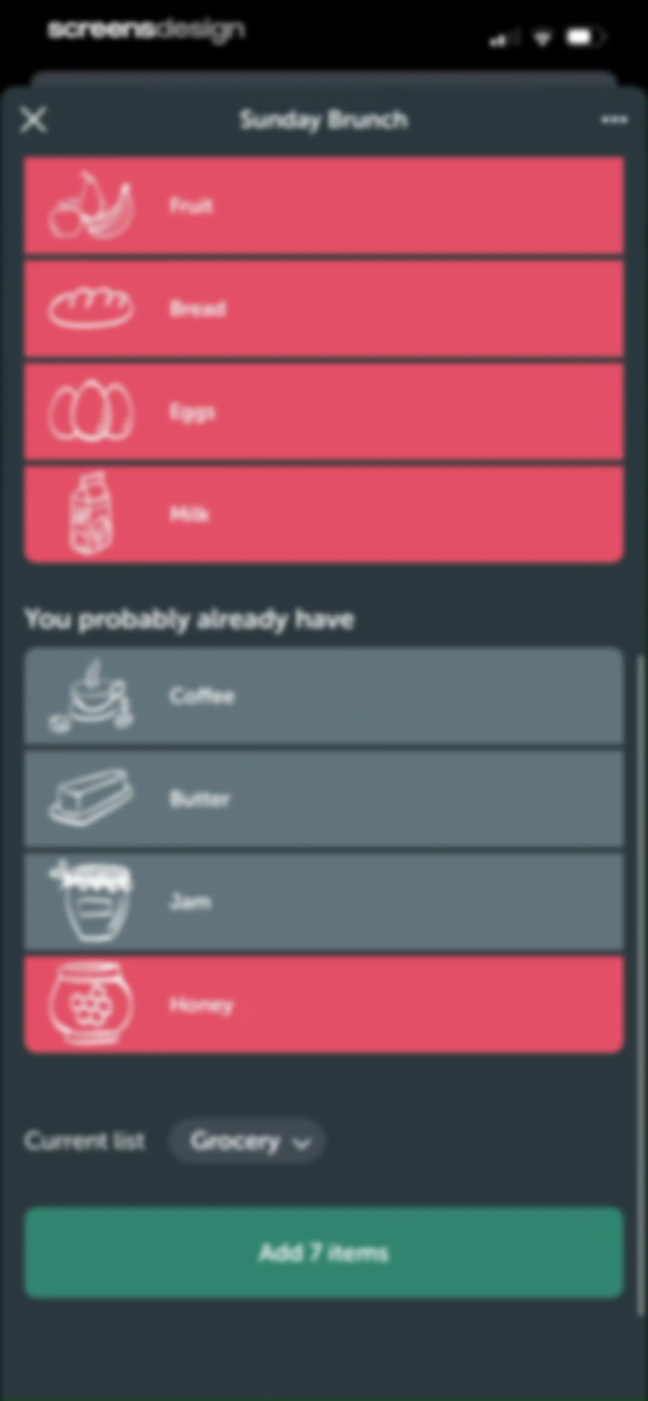 Bring! Grocery Shopping List screen 64