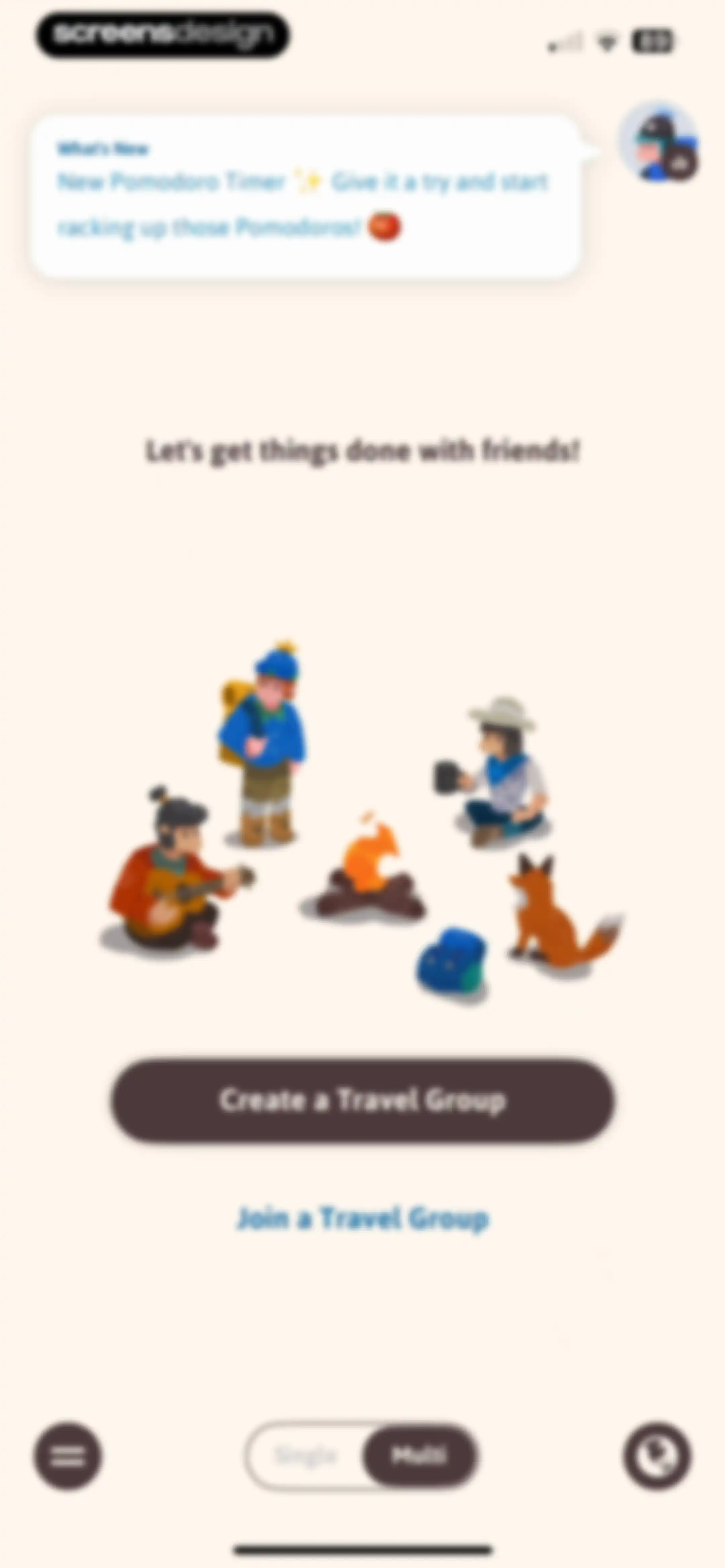 Focus Traveller - Flow Timer screen 83