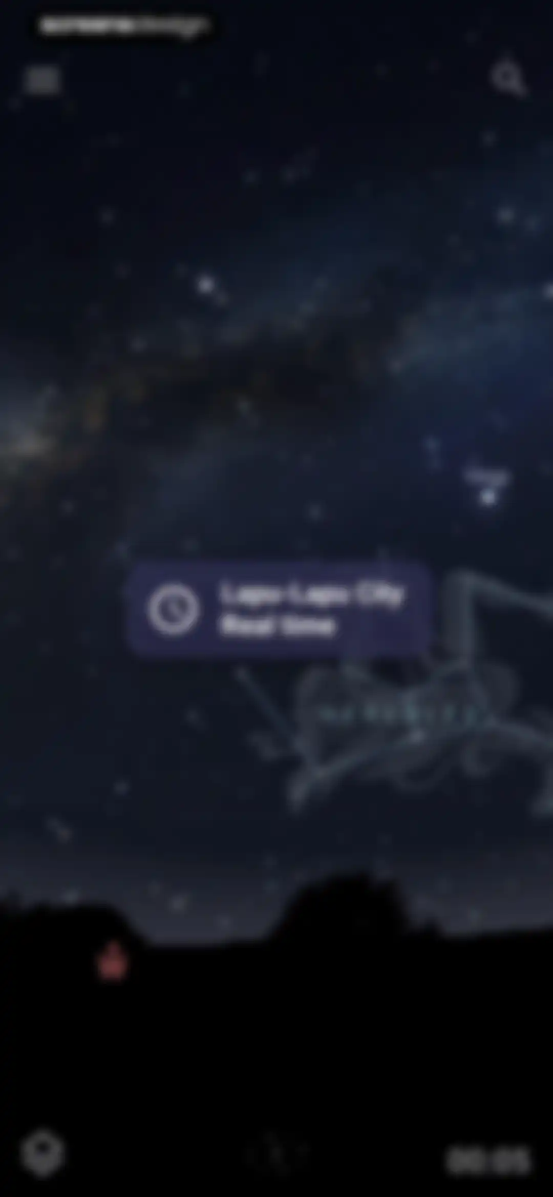 Stellarium Mobile - Star Map screen 3
