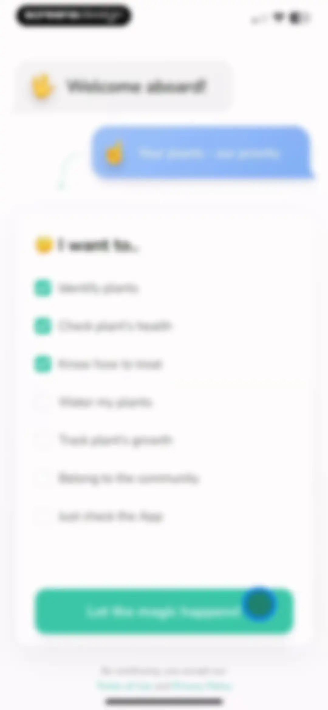 Plant Identifier - PlantMe screen 3