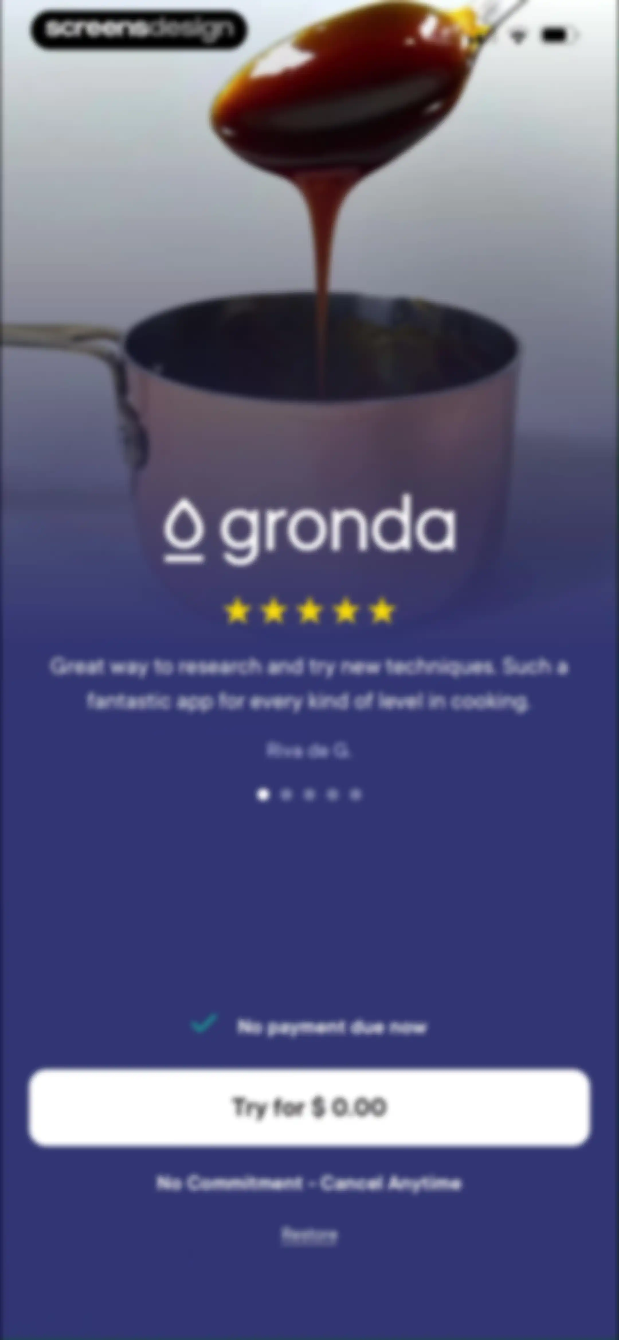 Gronda: Recipes for Chefs screen 18