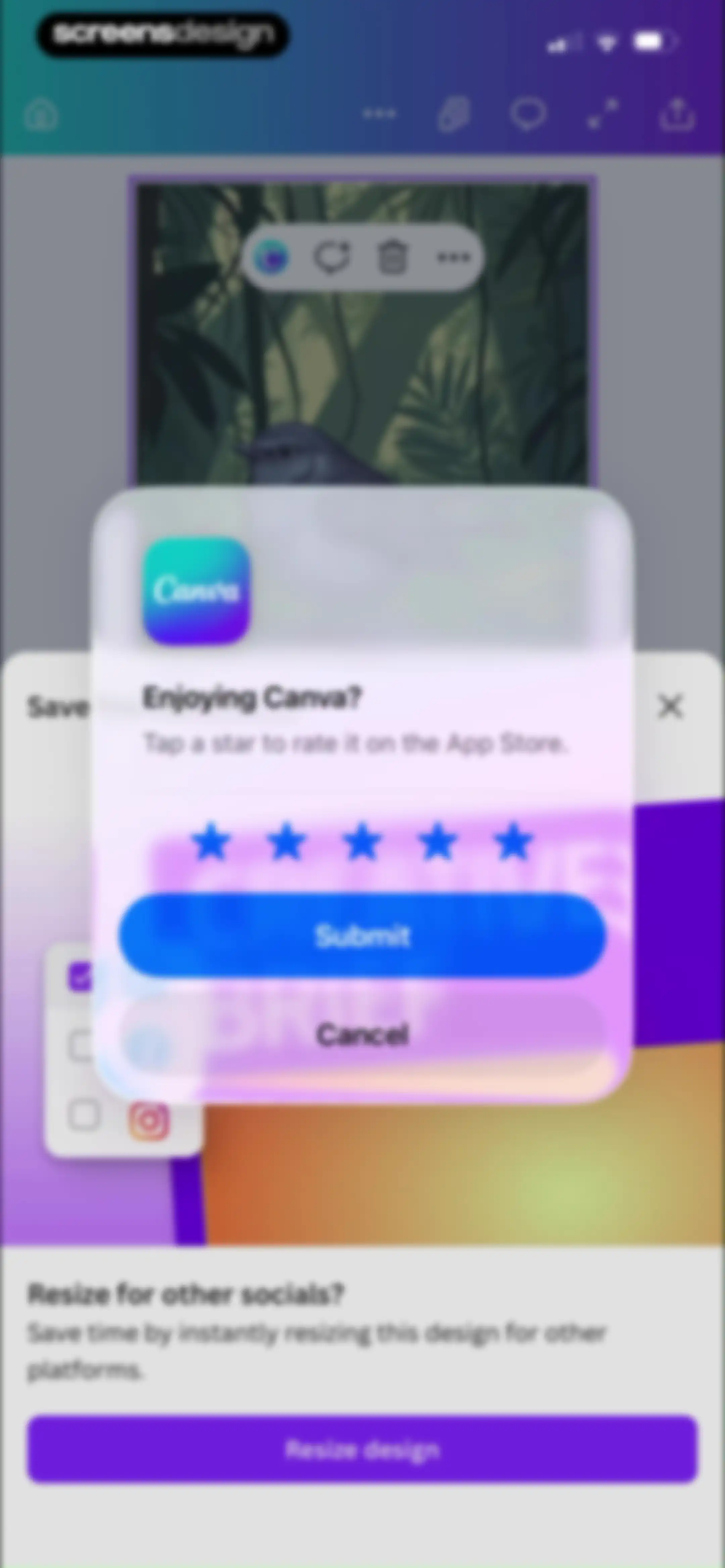 Canva: AI Video & Photo Editor screen 128