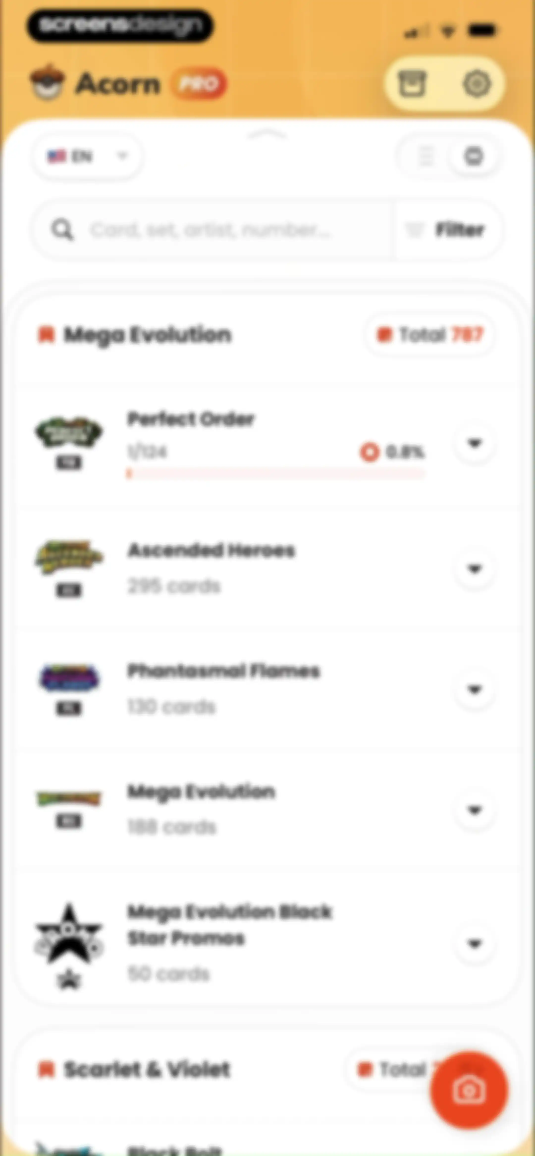 Acorn TCG ‒ Card Scanner App screen 47