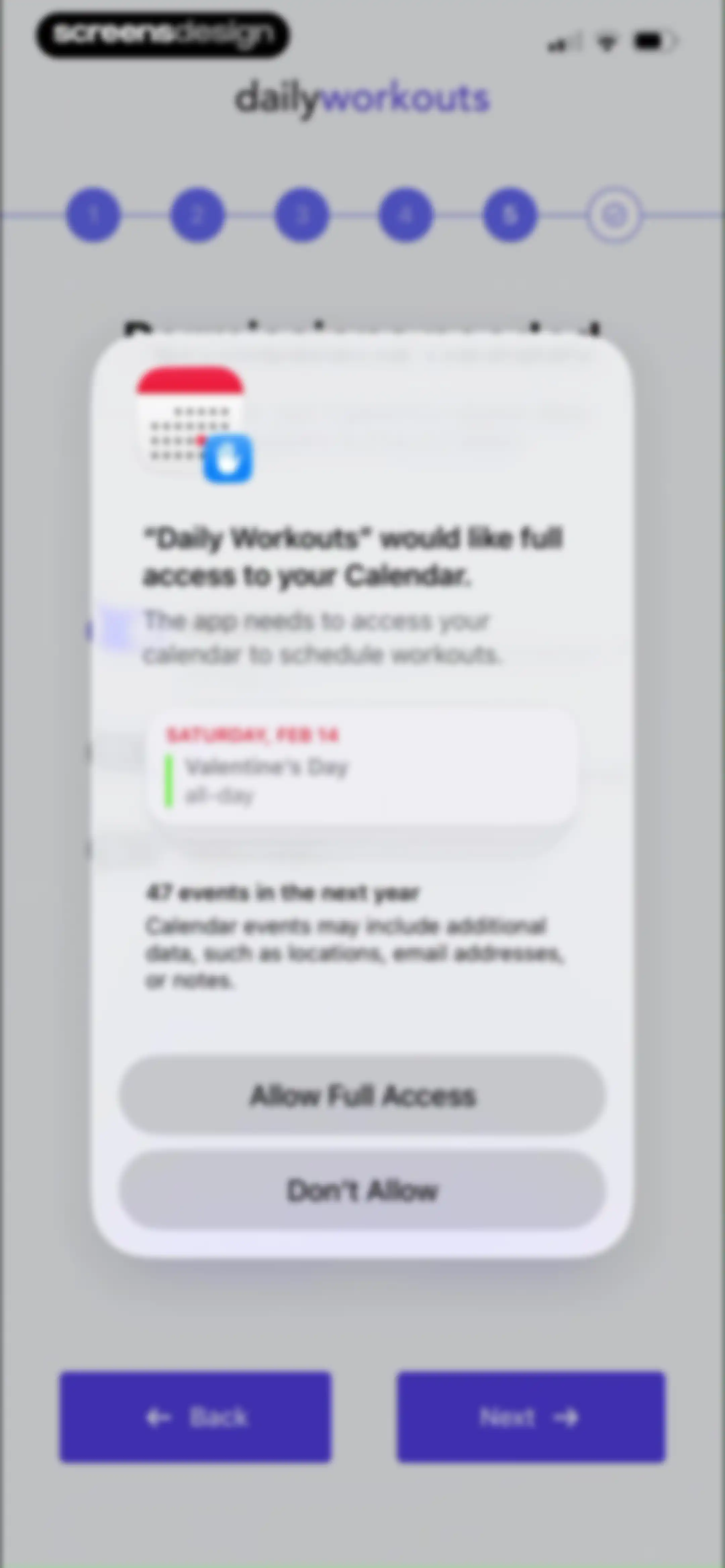 Daily Workouts - Home Fitness screen 14