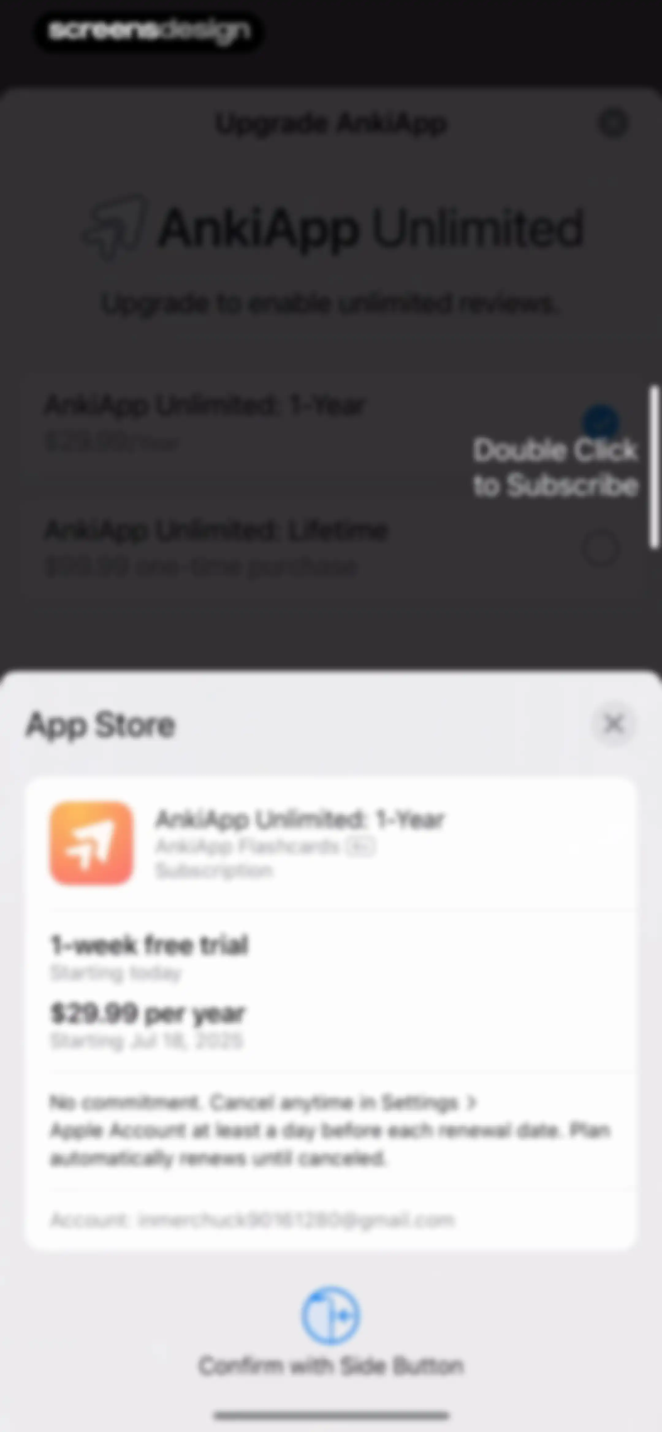 AlgoApp - Flashcards screen 105