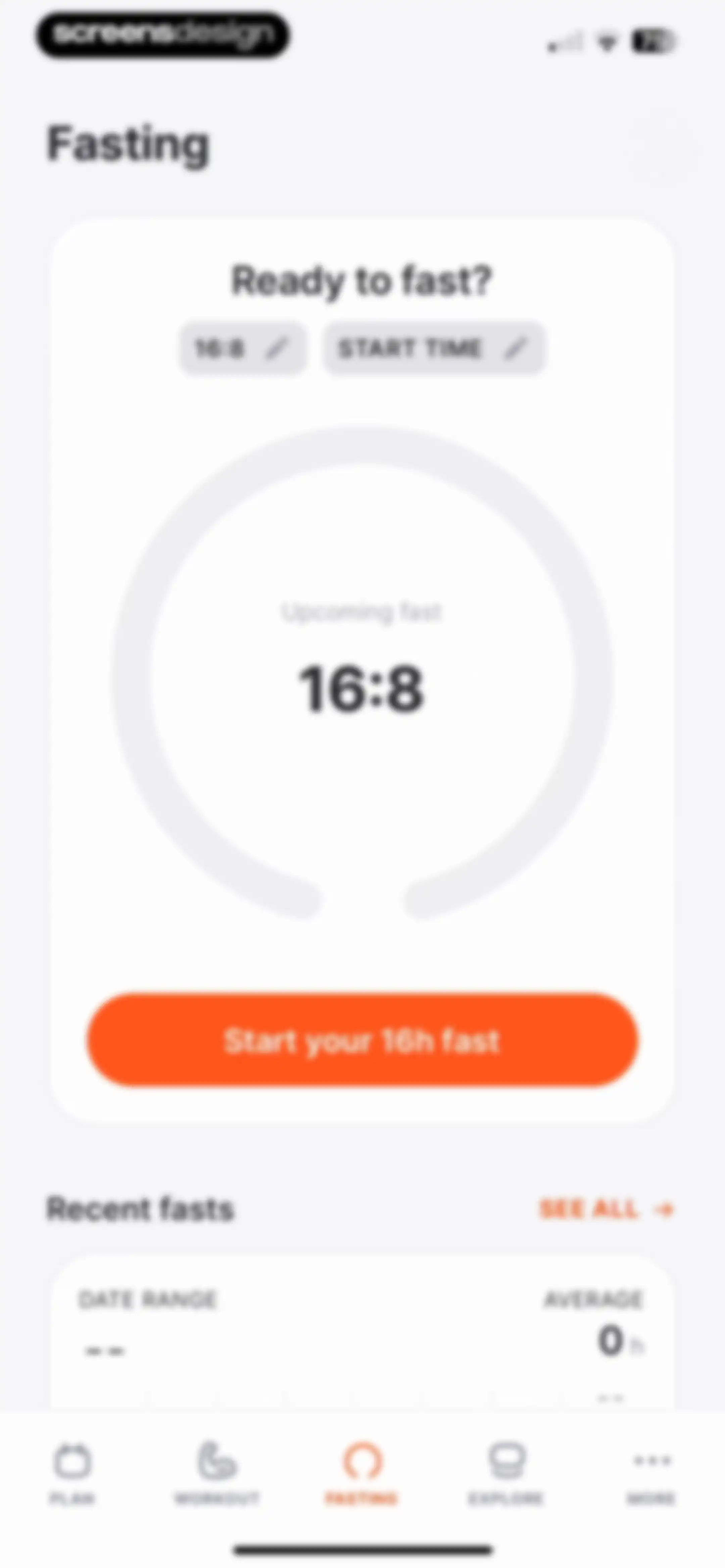 Fitself: Fitness and Fasting screen 49