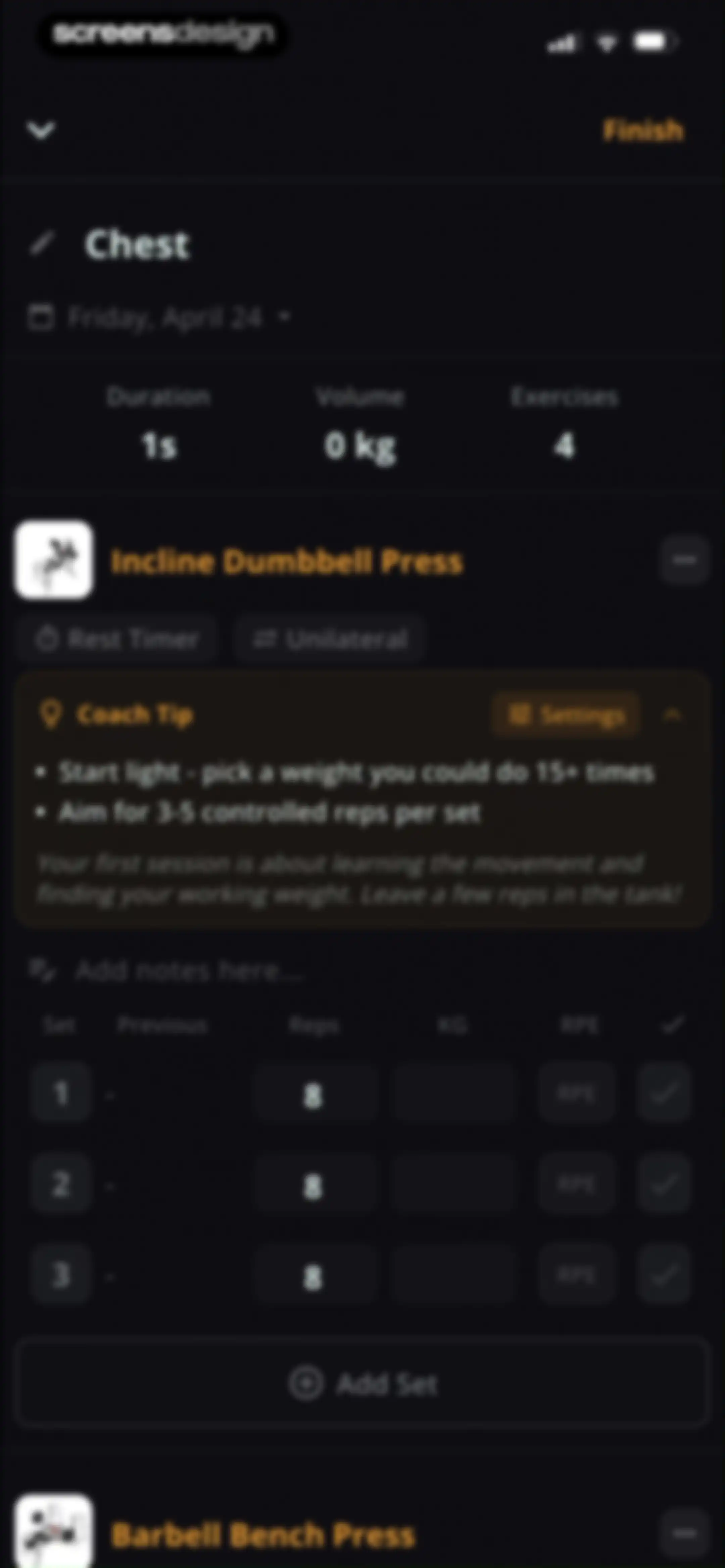 Stronger - Gym Workout Planner screen 126