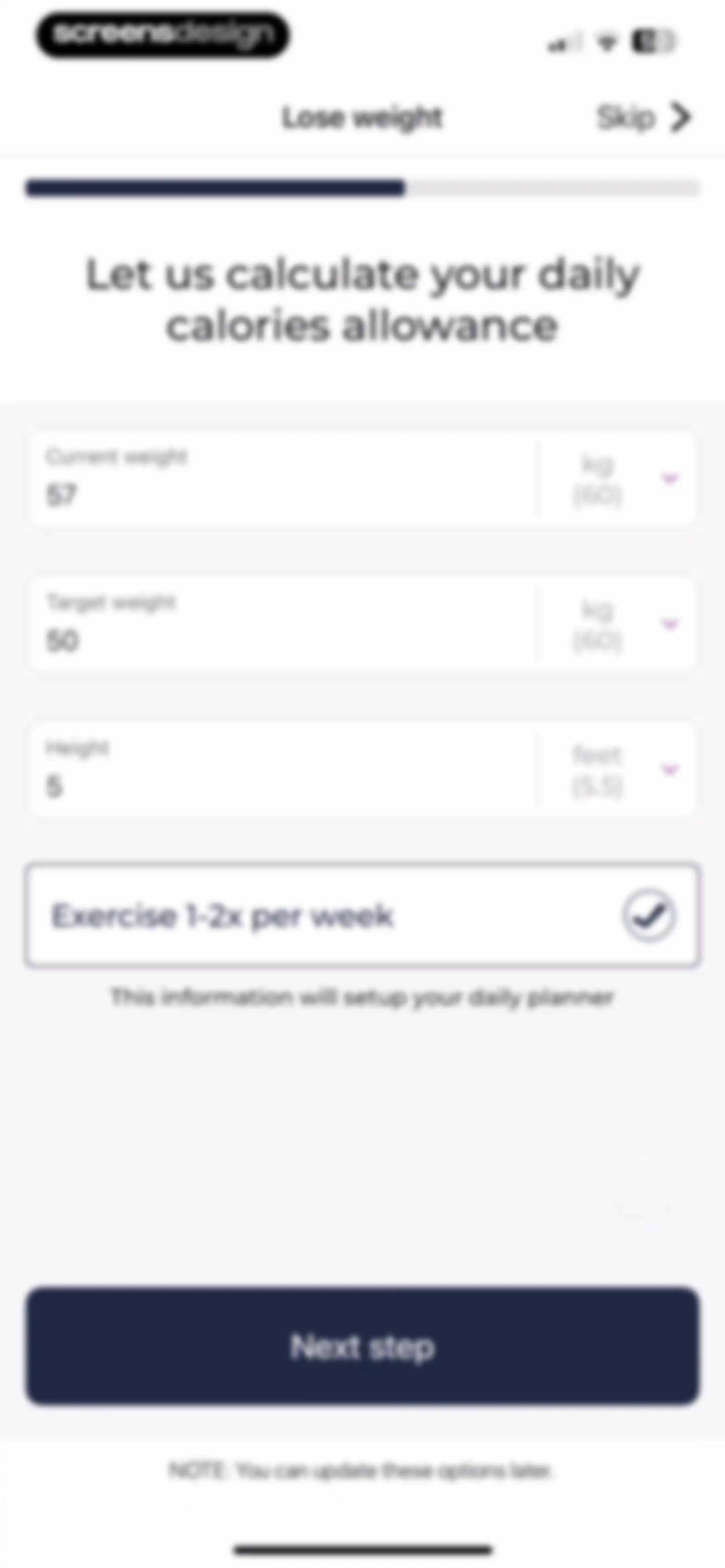 Results Wellness Lifestyle screen 27