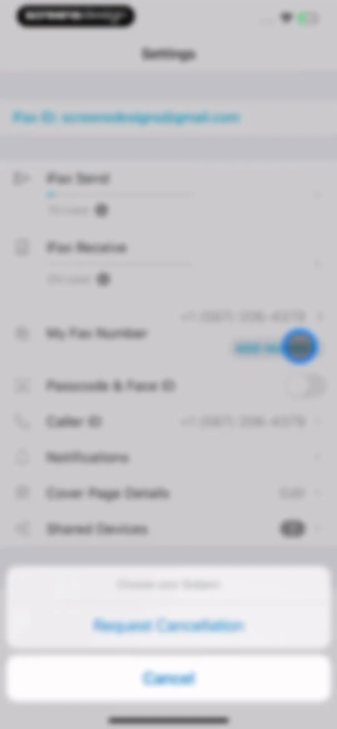 iFax App Send Fax From iPhone screen 38