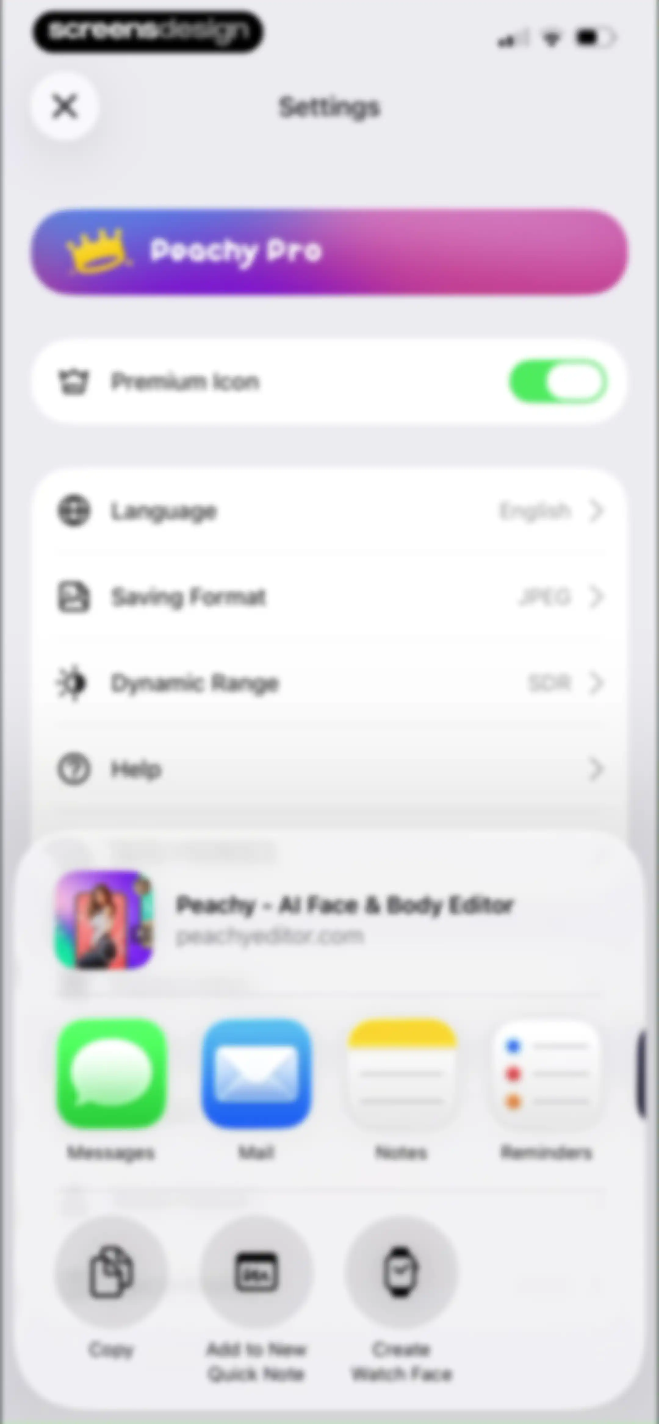 Peachy - AI Face & Body Editor screen 145