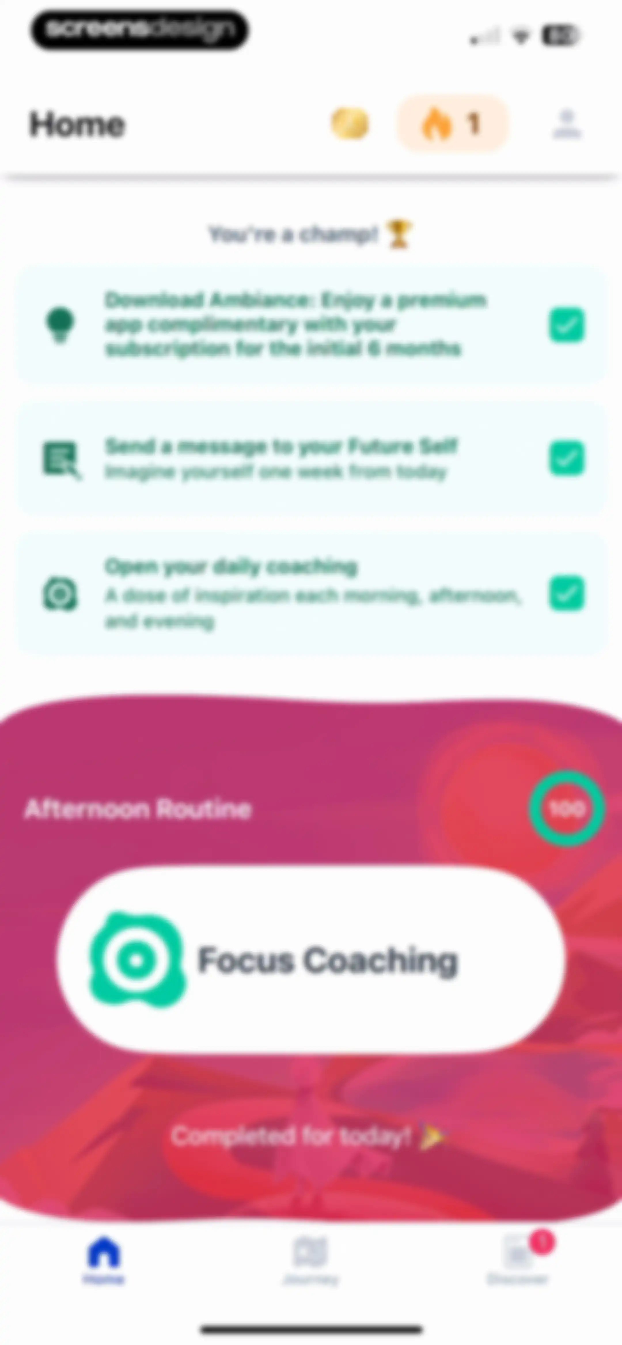 Fabulous: Daily Habit Tracker screen 107