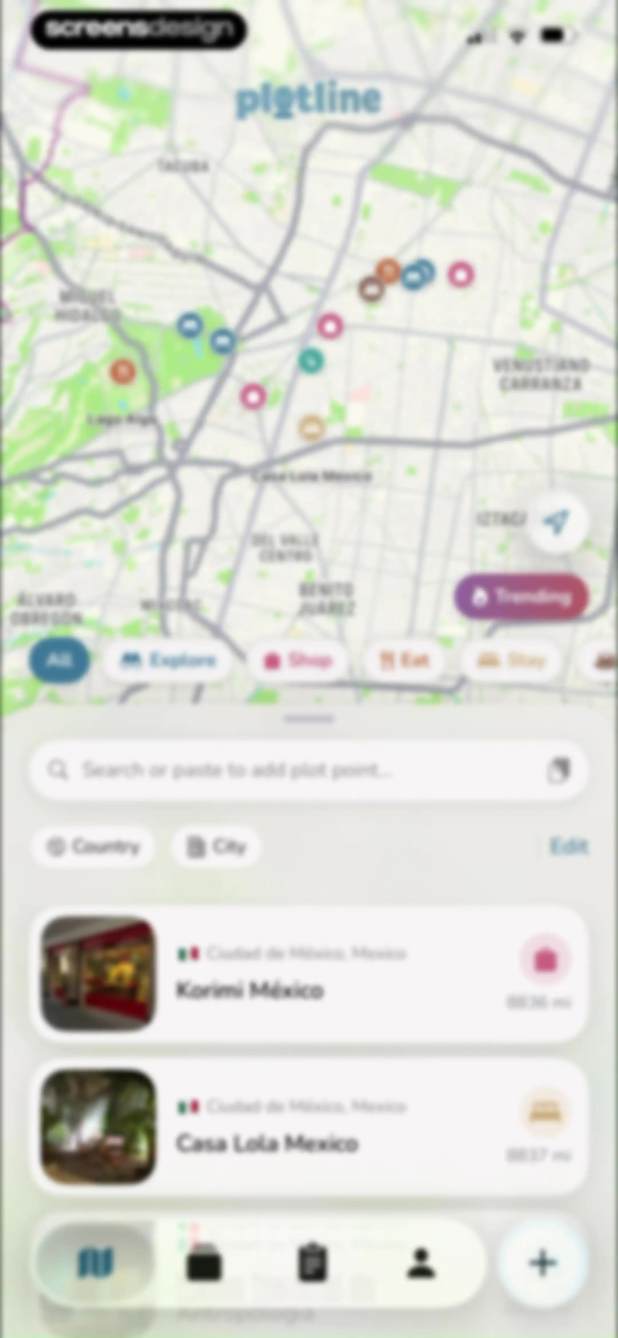Plotline: Travel Map & Planner screen 30