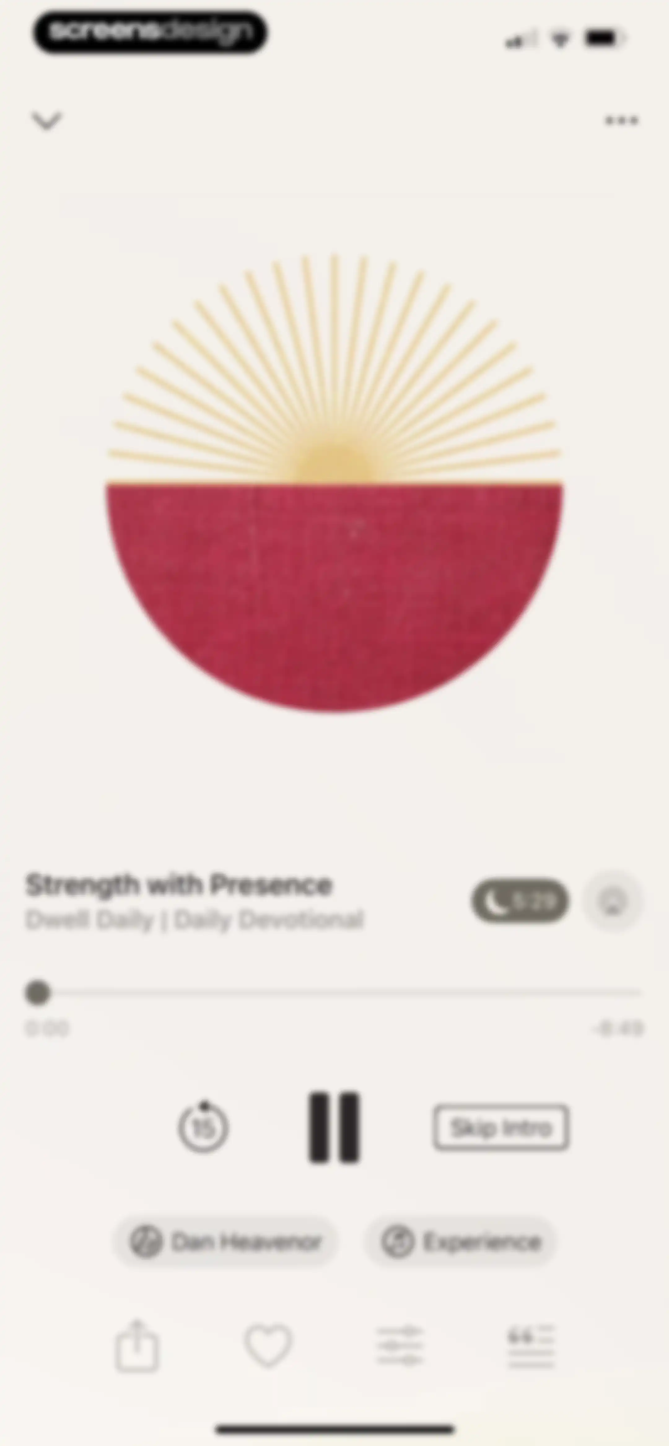 Dwell: Audio Bible screen 55